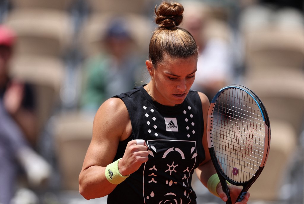 前世界第3、希臘名將薩卡里(Maria Sakkari)再度引發爭議。法新社