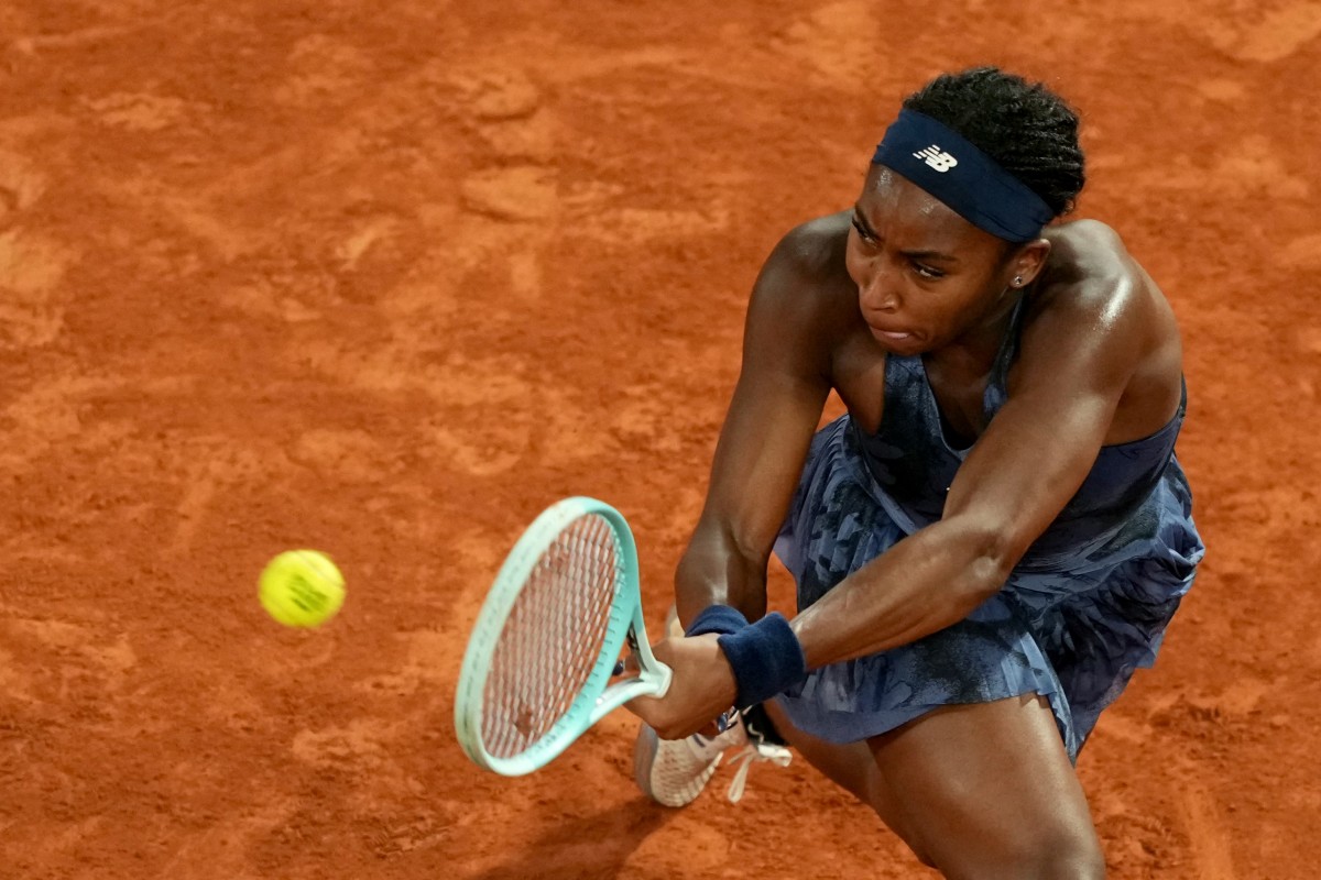 世界第2的美國高芙(Coco Gauff)只花69分鐘就成功晉決賽。法新社