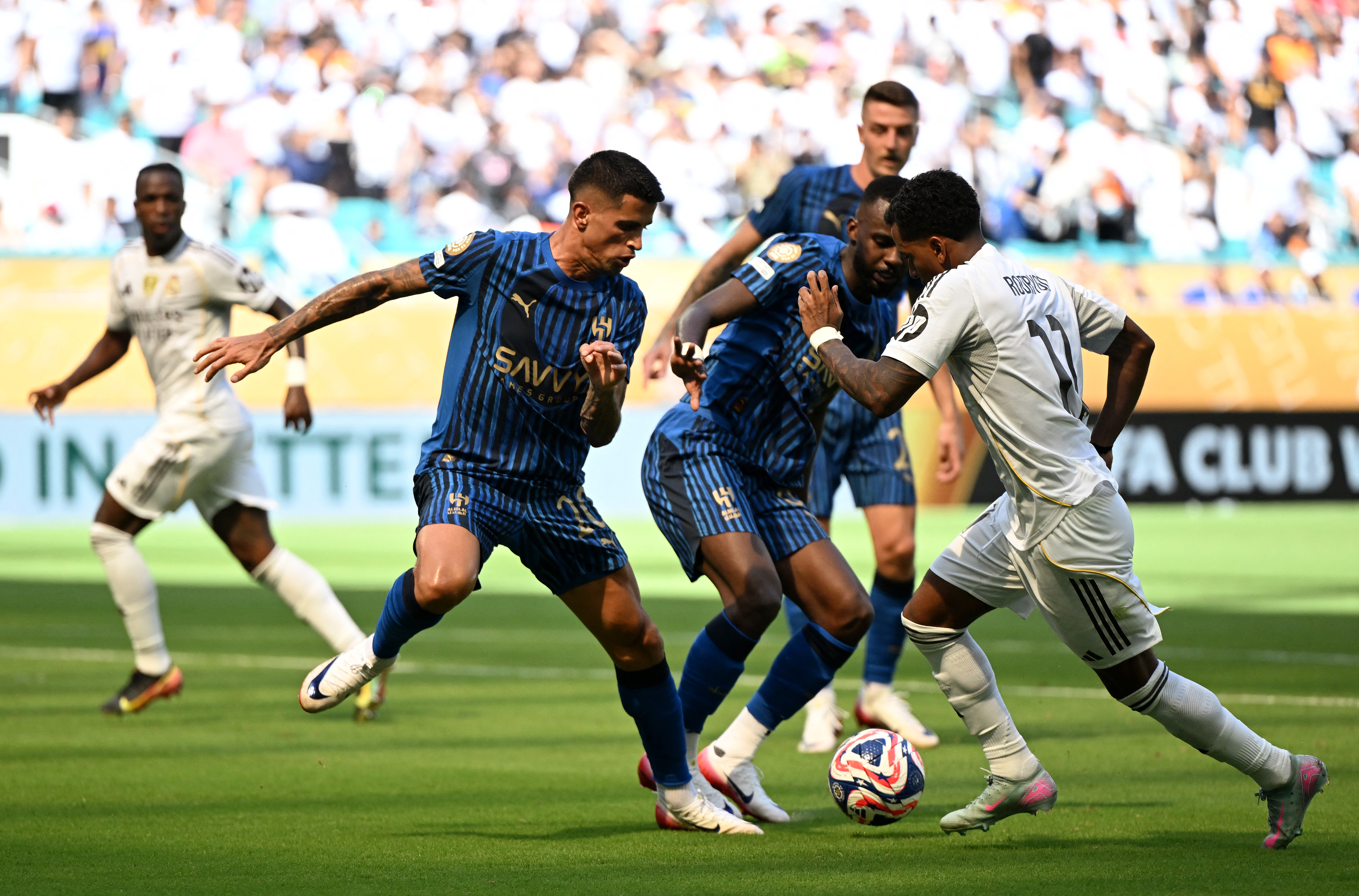 希拉爾陣中不乏像坎塞洛(João Cancelo)等有歐戰經驗的球員。法新社