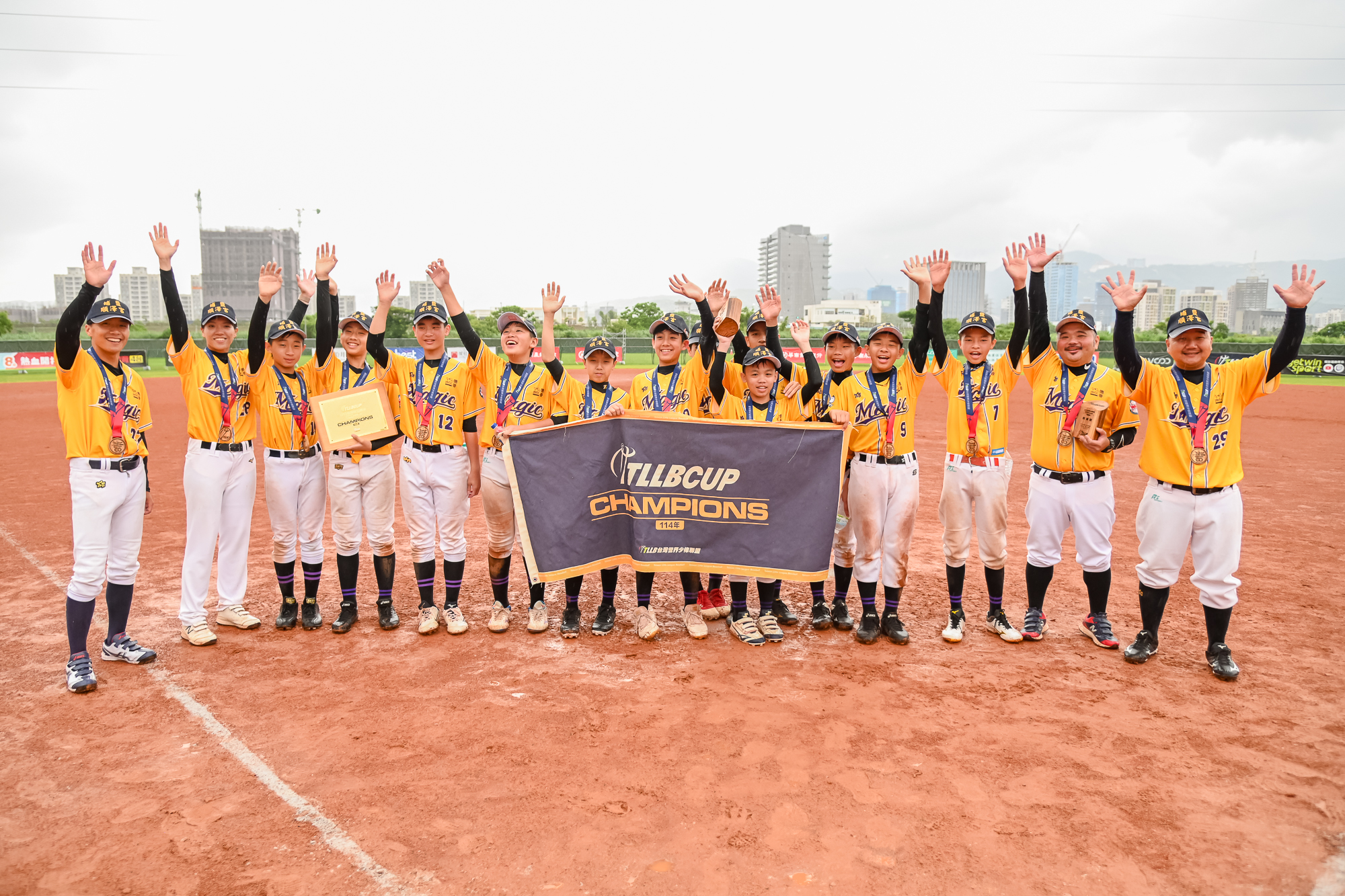 Whb魔法師在五月份Tllb Cup獲勝取得代表權。台灣世界少棒聯盟提供