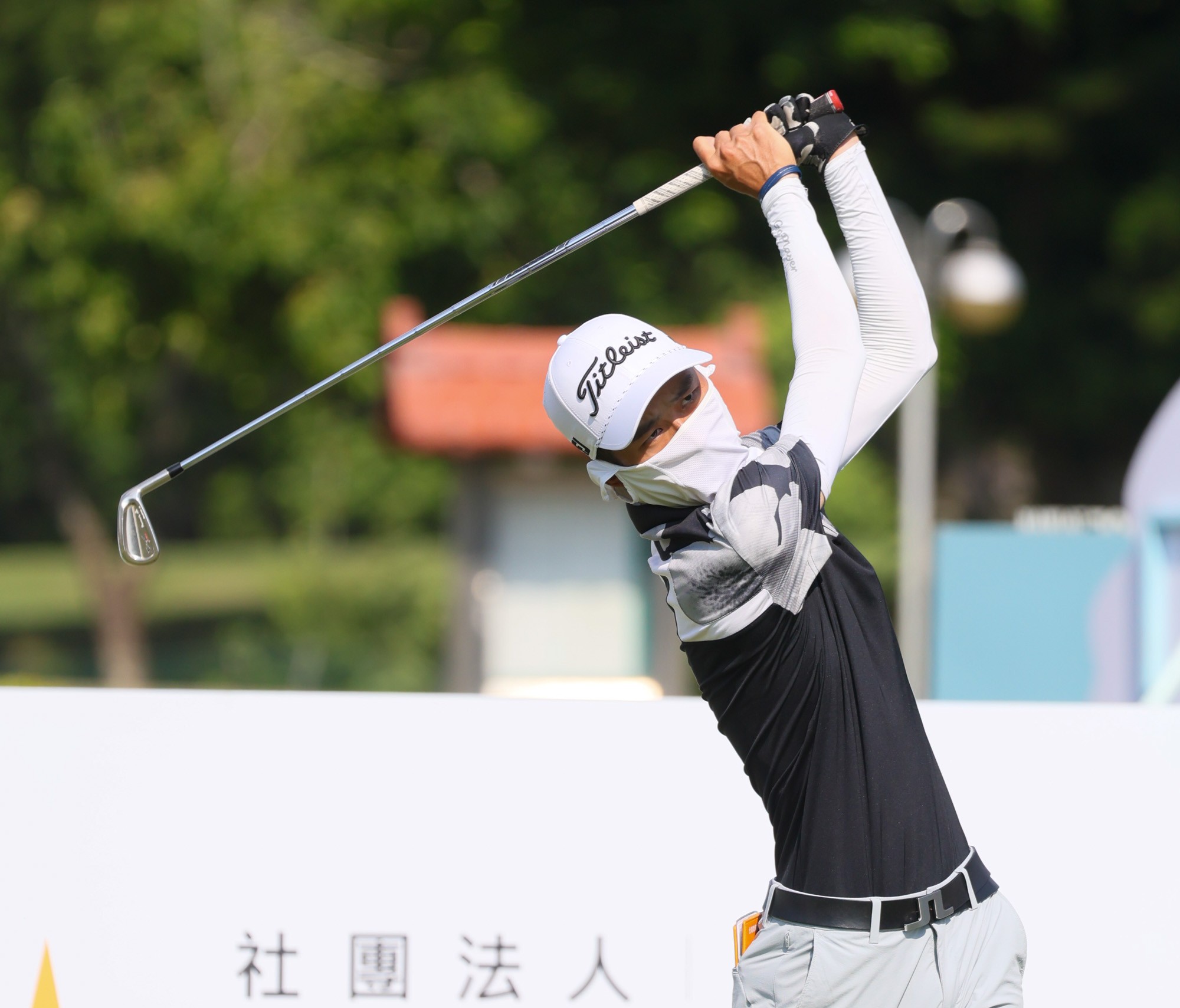 張哲瑜以三回合總桿201桿-15暫並列第二。Tpga／林聖凱攝影 