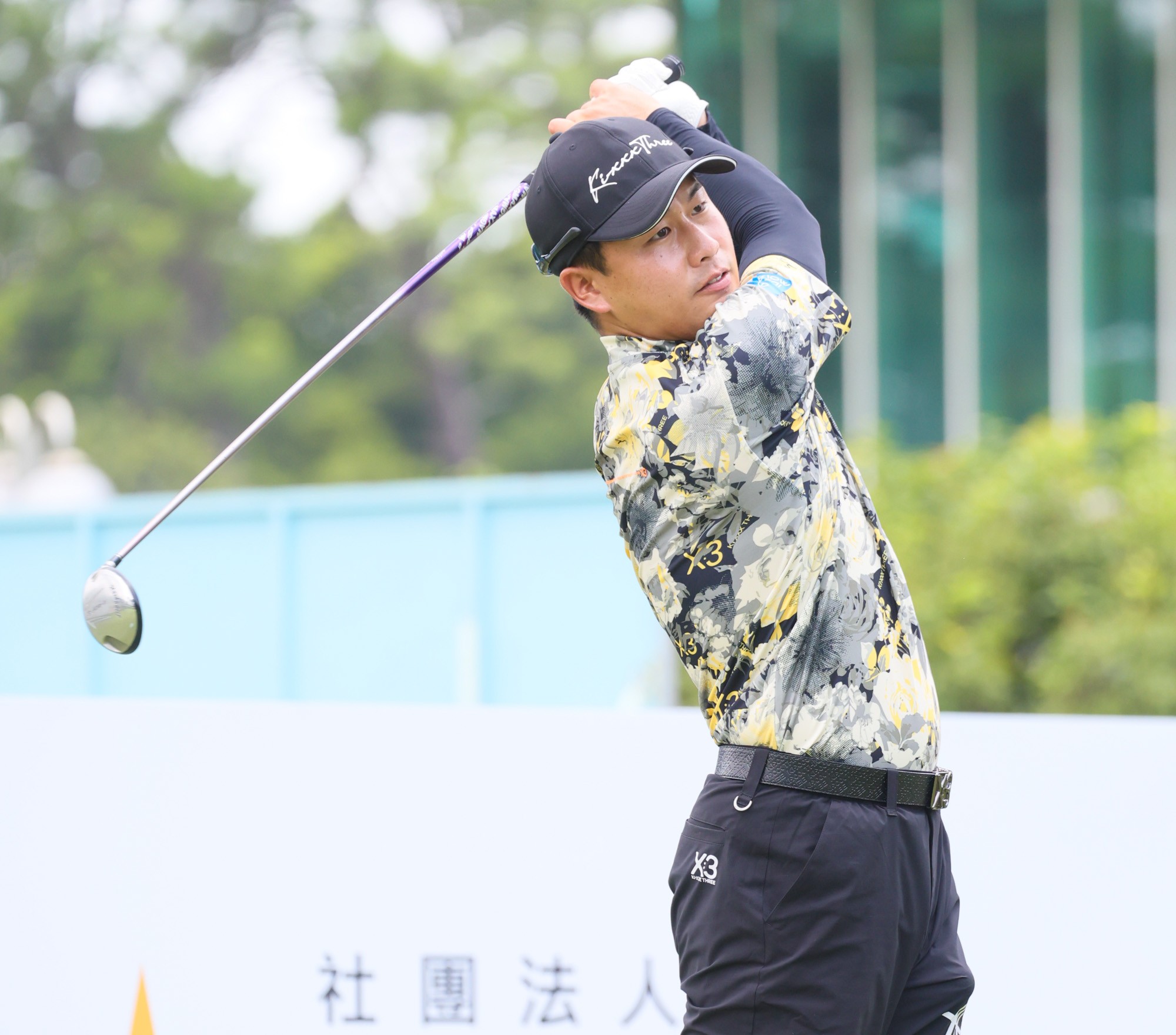 日本選手野呂涼首回合以66桿-6暫並列第一。Tpga ／林聖凱攝影