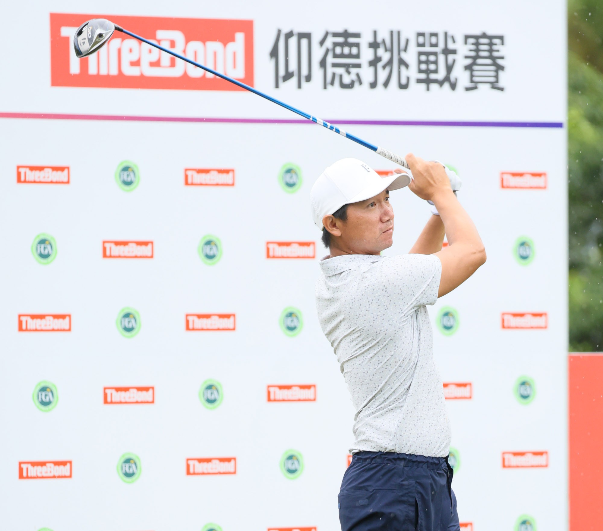 李士鴻首回合以69桿-3暫並列第三。Tpga／林聖凱攝影