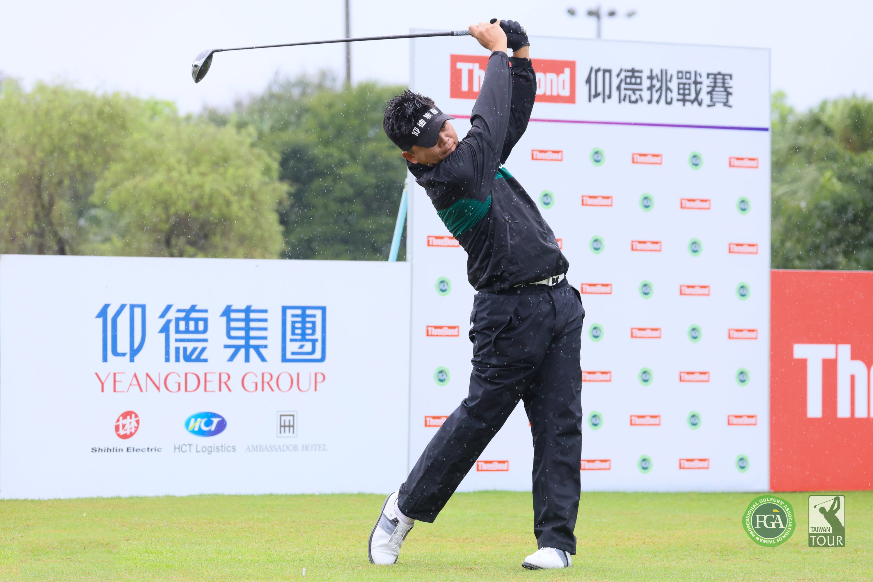 洪健堯以兩回合135桿-9拿下冠軍。Tpga／林聖凱攝影 