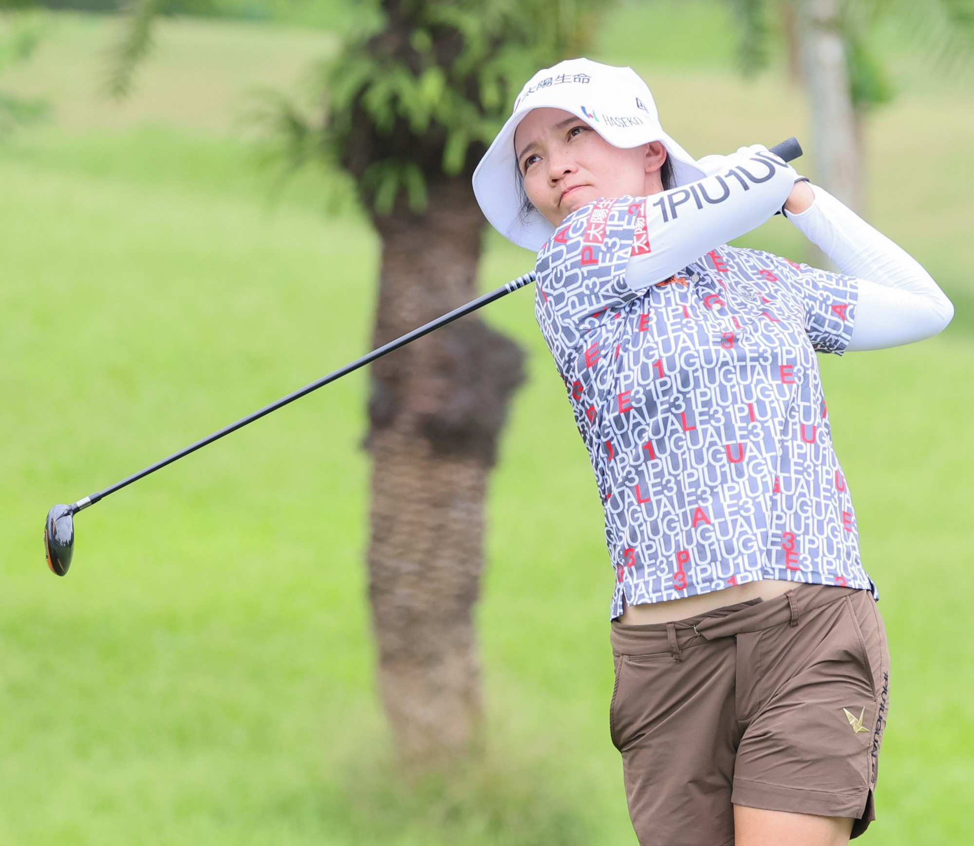 盧曉晴以三回合總桿204桿-12逆轉奪下冠軍。Tlpga／葉勇宏攝