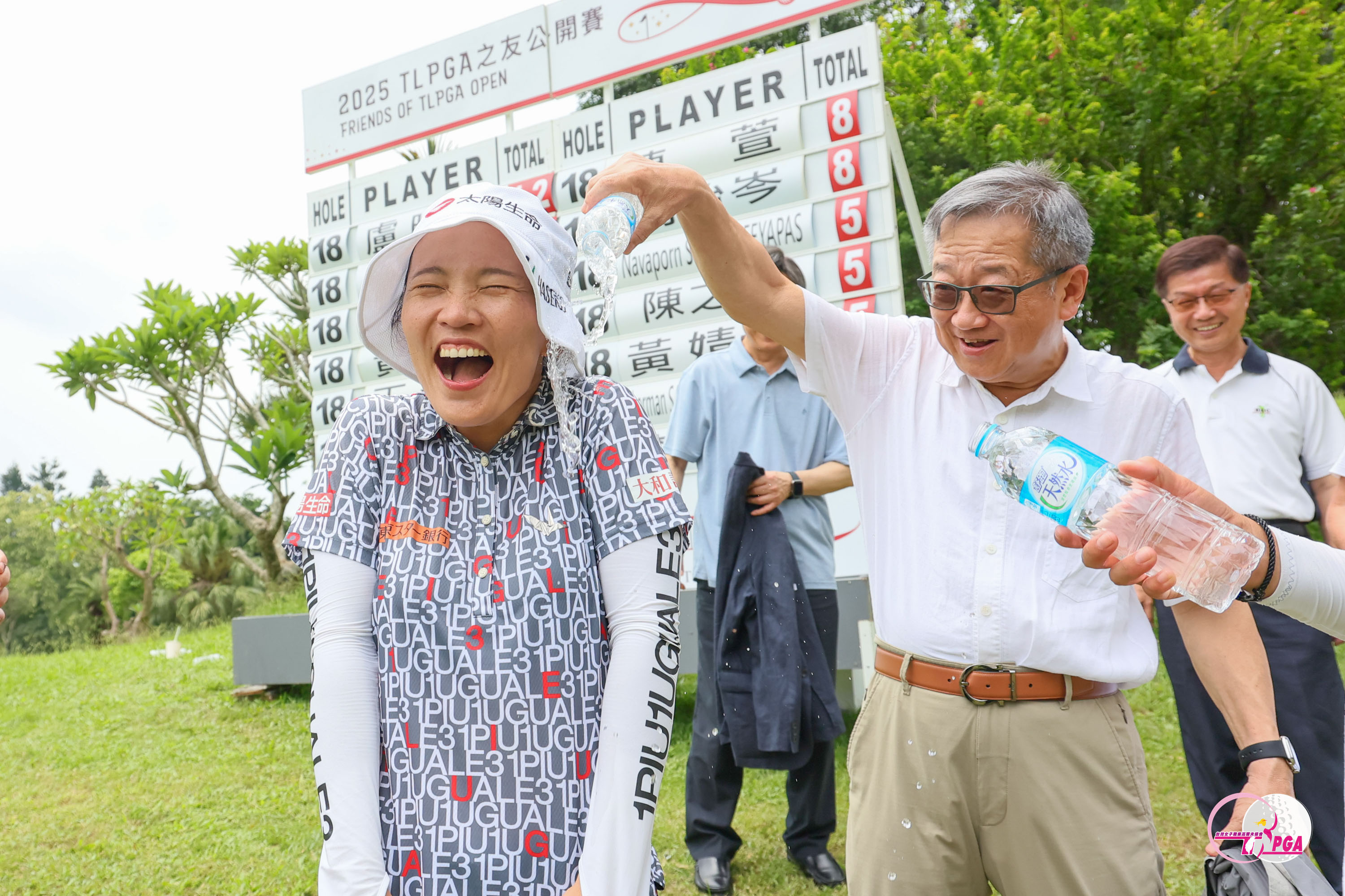 盧曉晴以三回合總桿204桿-12逆轉奪下冠軍。Tlpga/葉勇宏攝