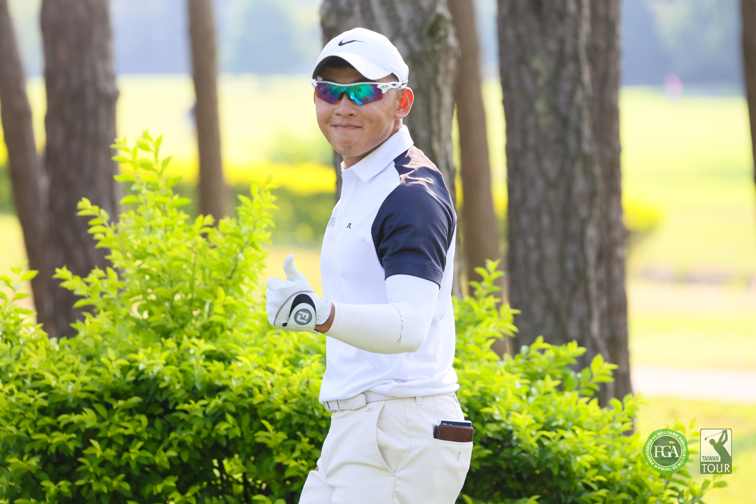陳威勝首回合以66桿-6暫並列第一。Tpga／林聖凱攝影 