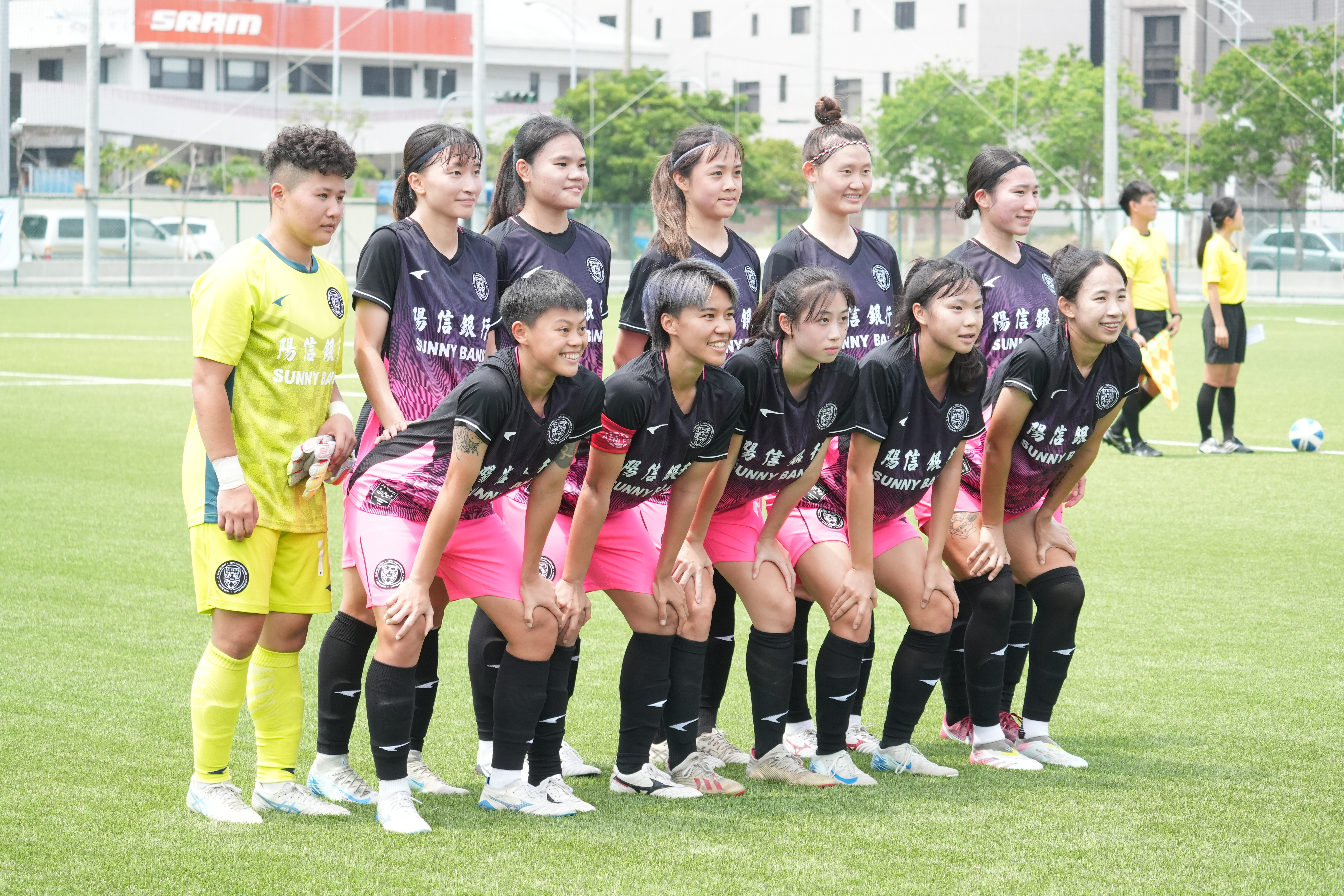 陽信台北競技俱樂部女子隊。官方提供