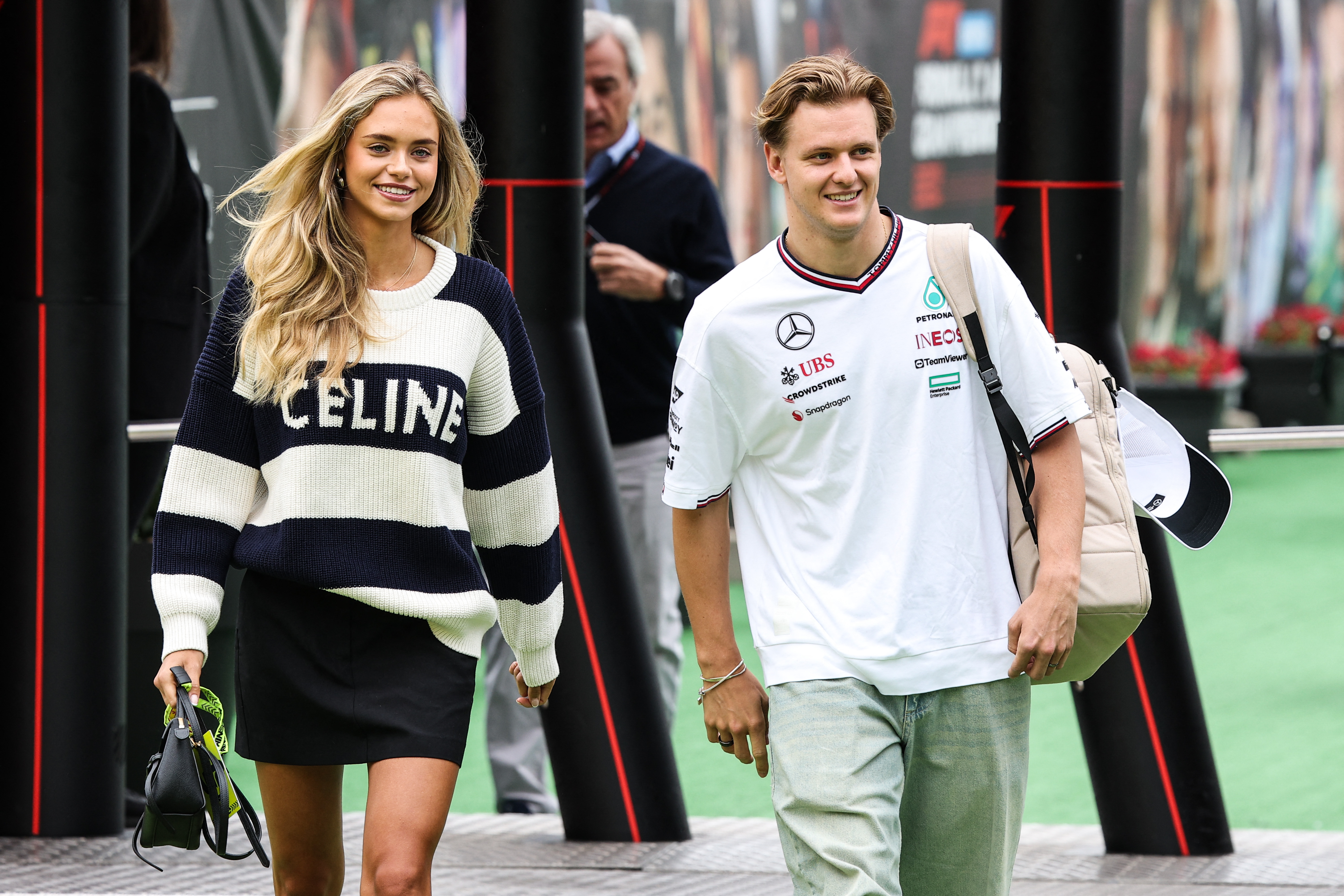 哈桑諾維奇（Laila Hasanovic）一度與米克·舒馬克（Mick Schumacher）傳出要訂婚的消息。法新社