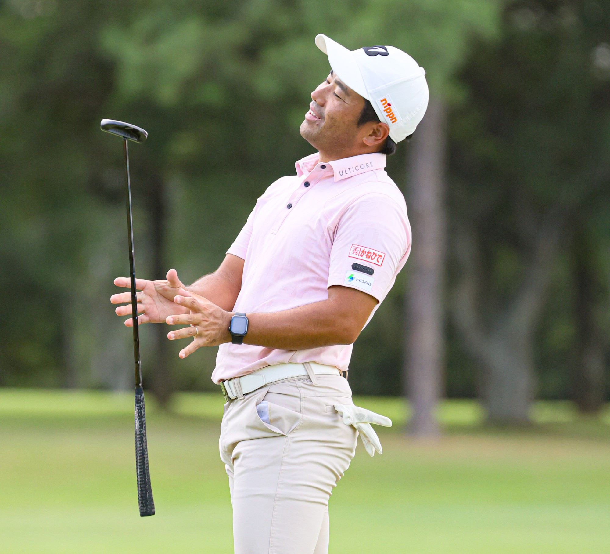 日本選手比嘉一貴首回合以69桿-3暫並列第四。Tpga／林聖凱攝影