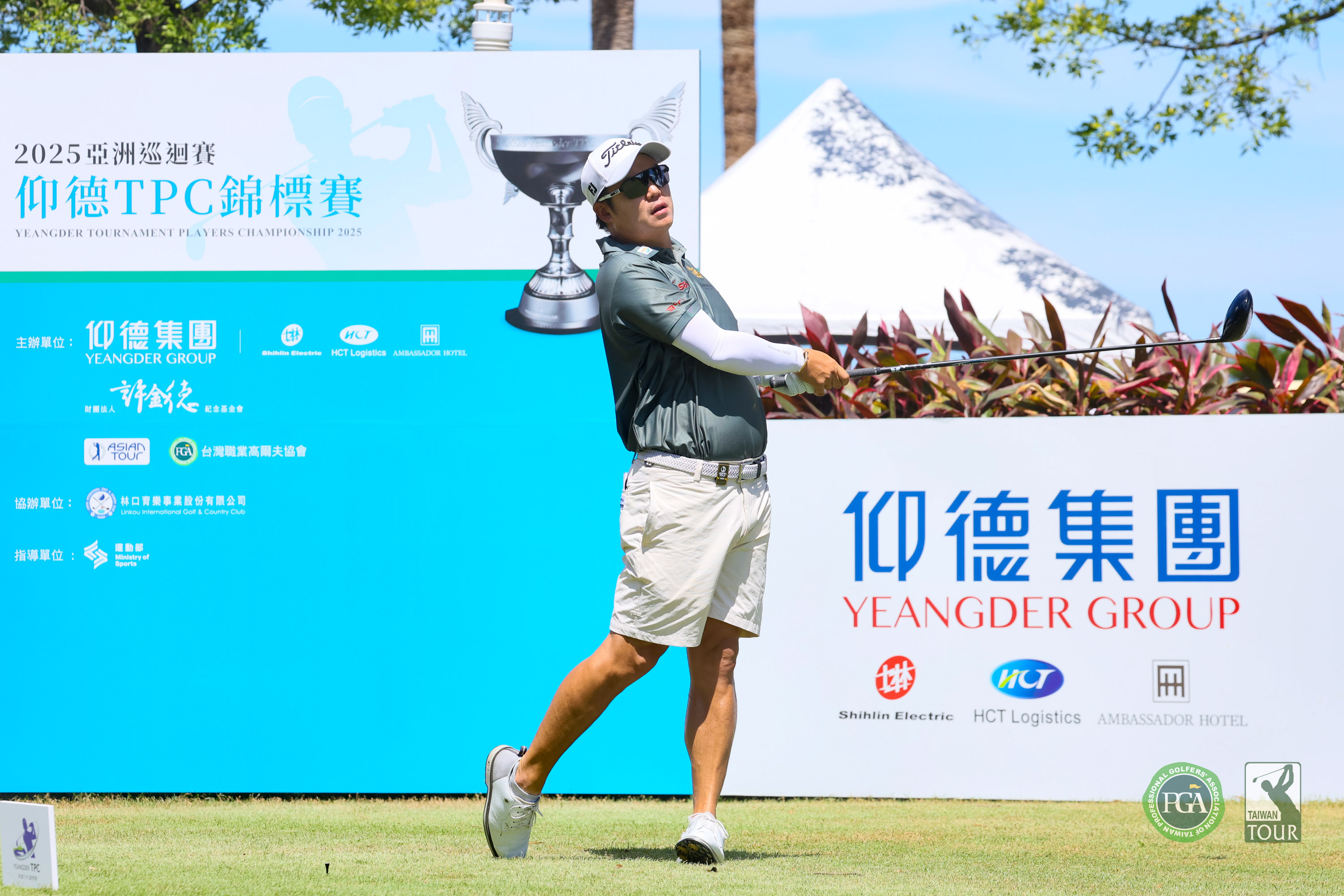 泰國選手蘇提帕強勢爭奪衛冕首回合以66桿-6獨居領先。Tpga／林聖凱攝影