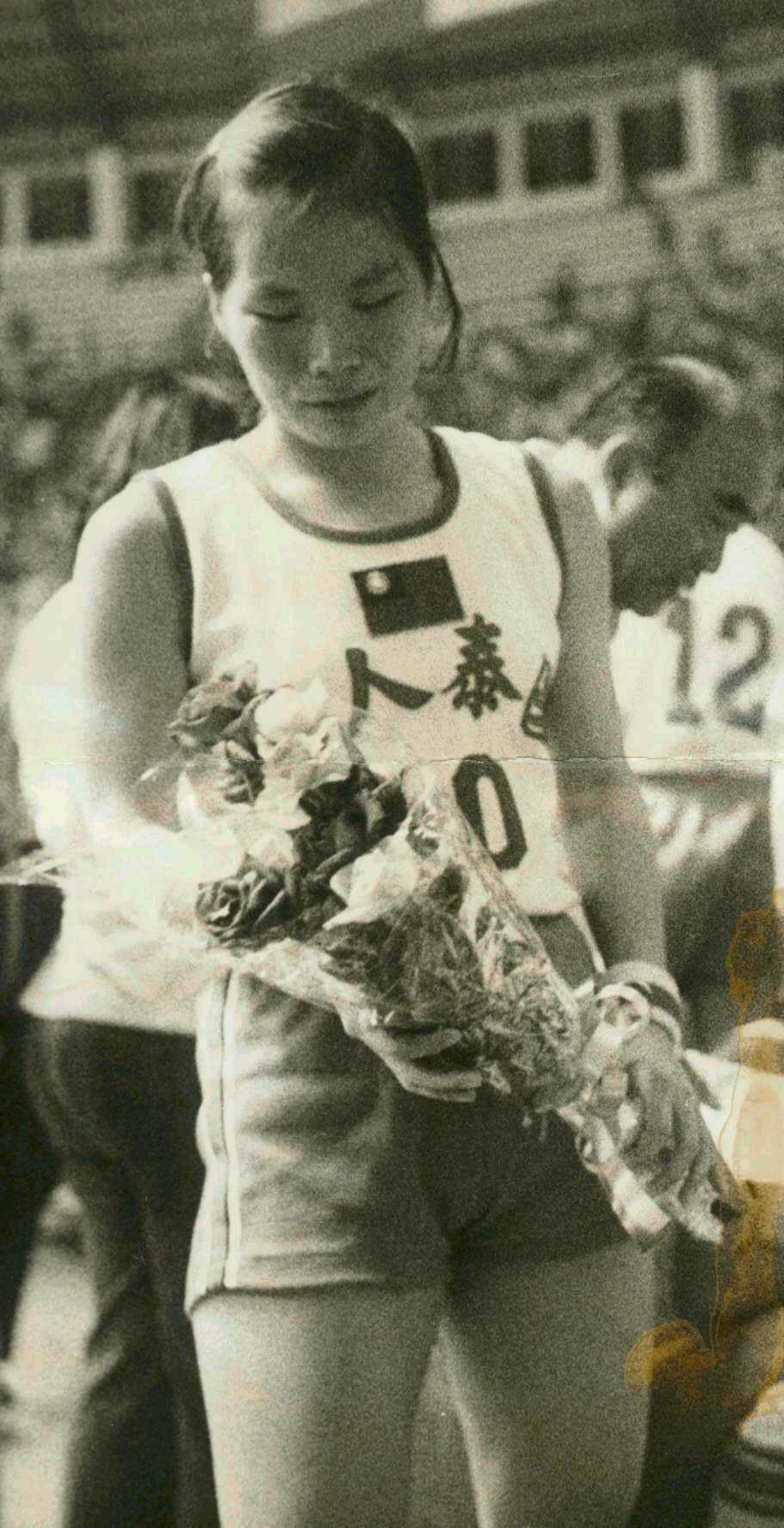 洪玲瑤退休時百感交集。籃球名人堂提供