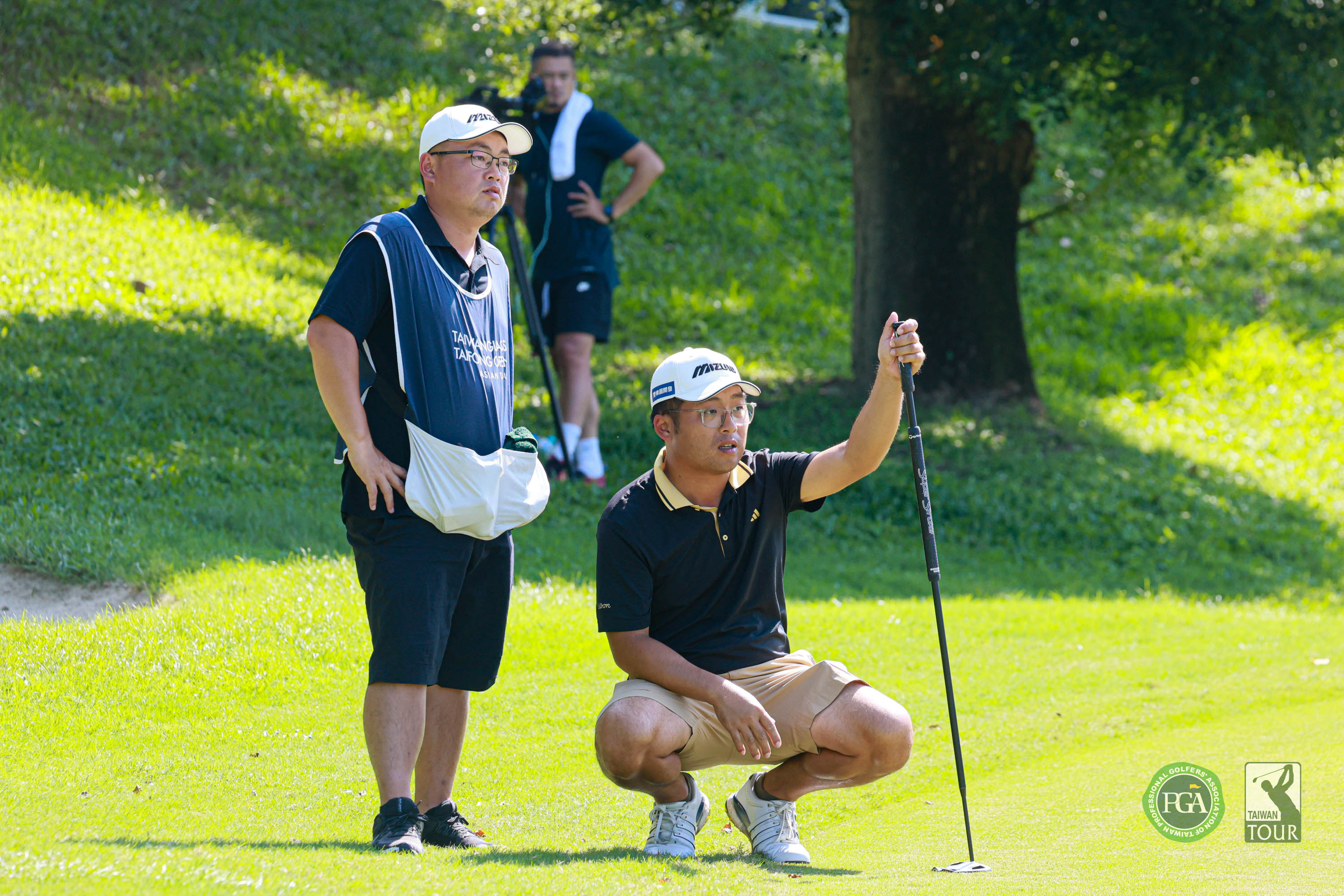 台灣選手劉嚴鴻以三回合208桿-8暫並列第五。Tpga／林聖凱攝影