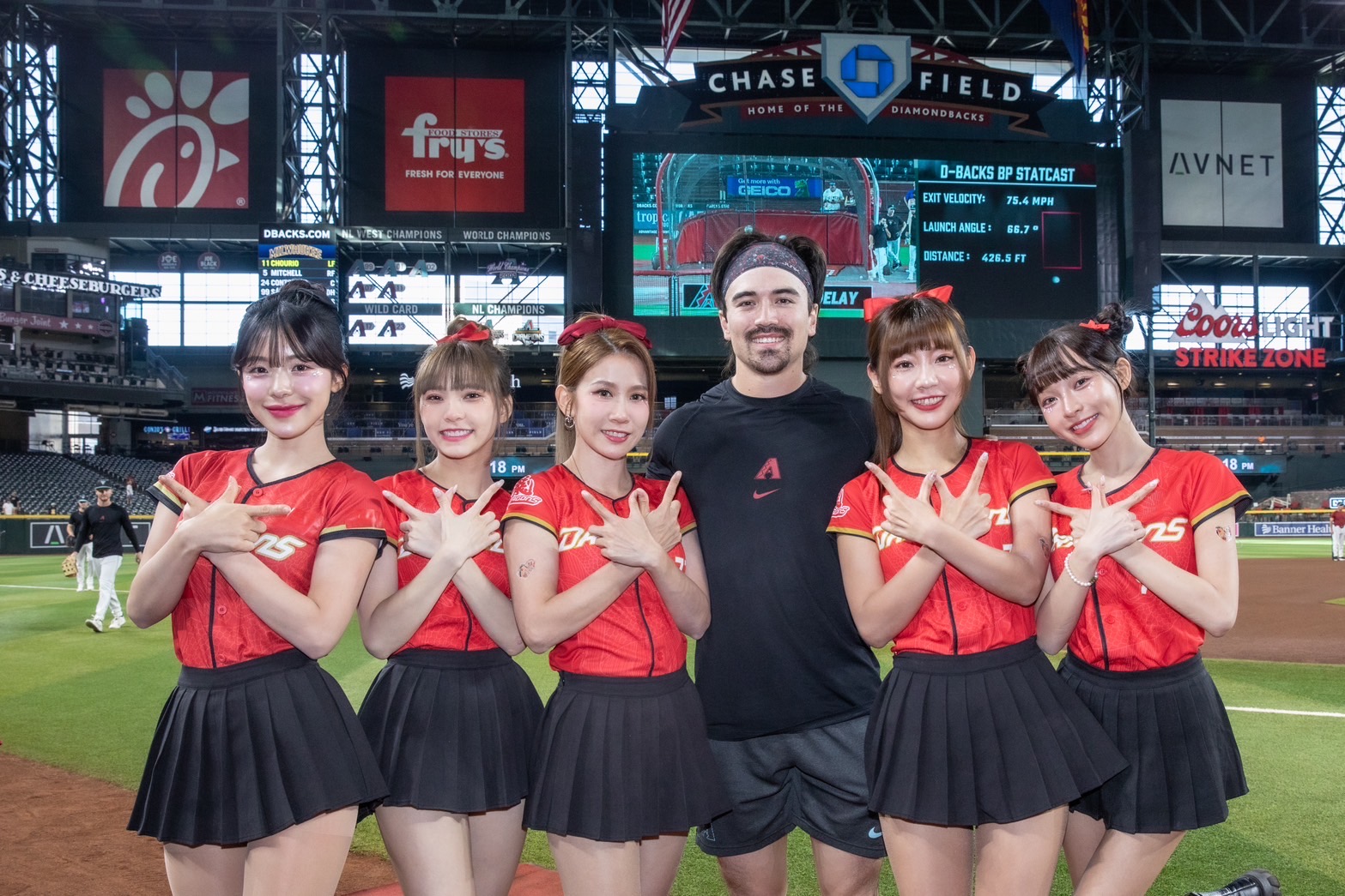 有台灣血統的Corbin Carroll最終還是加入美國隊。資料照片