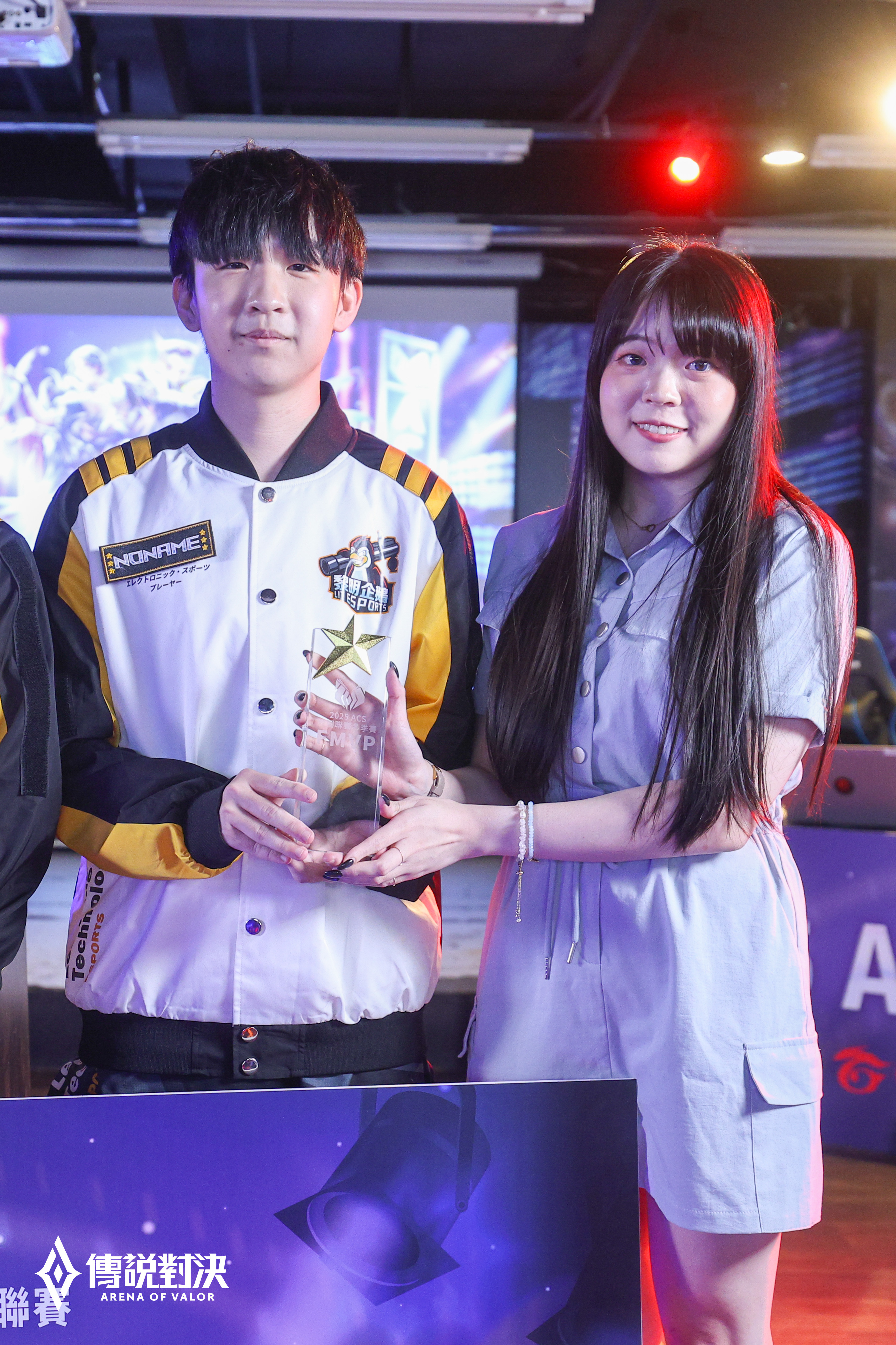 Fmvp選手Noname受訪時表示謝謝學校的支持更謝謝教練與隊友。官方提供