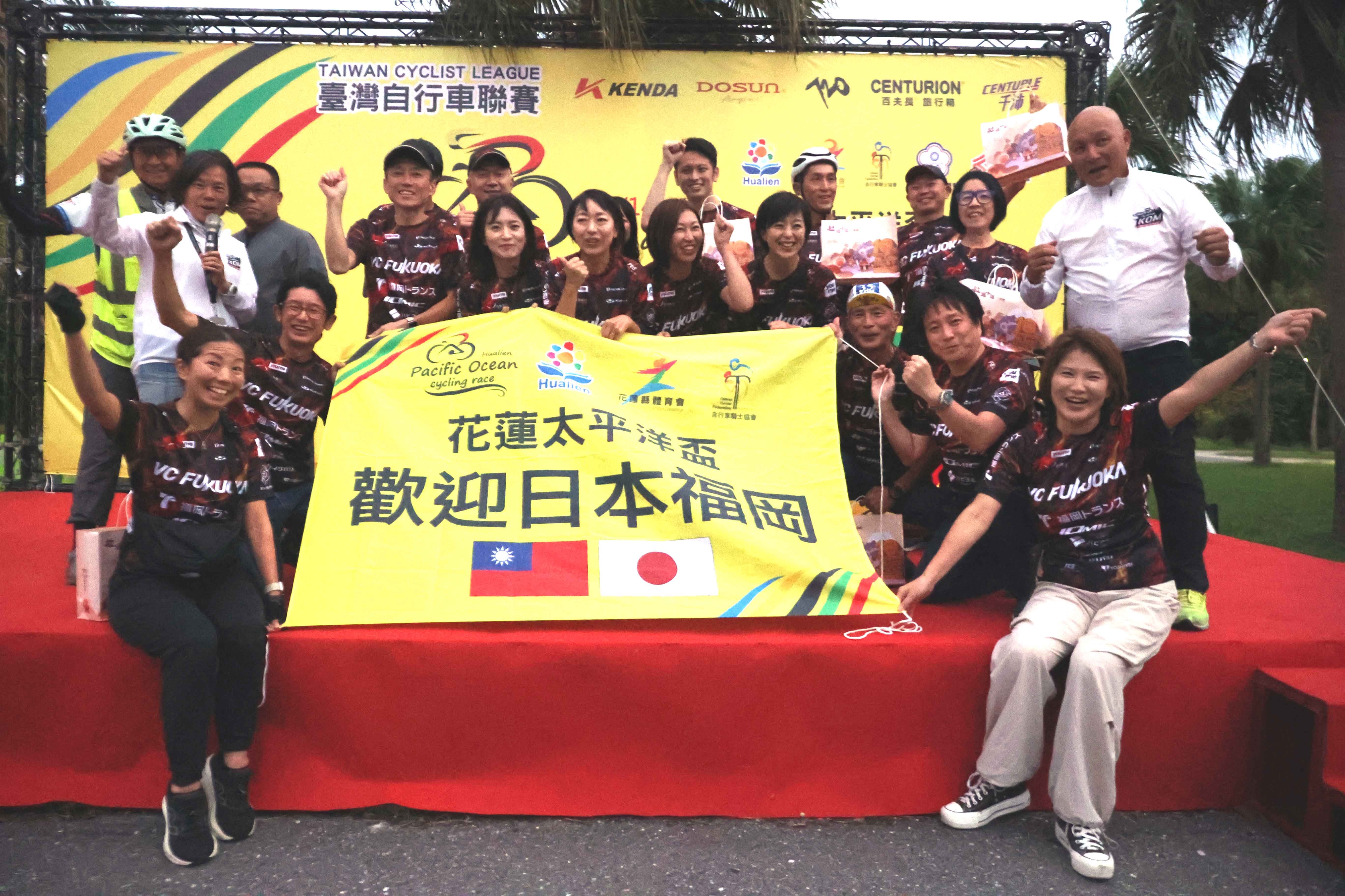 日本福岡車隊。中華民國自行車騎士協會提供