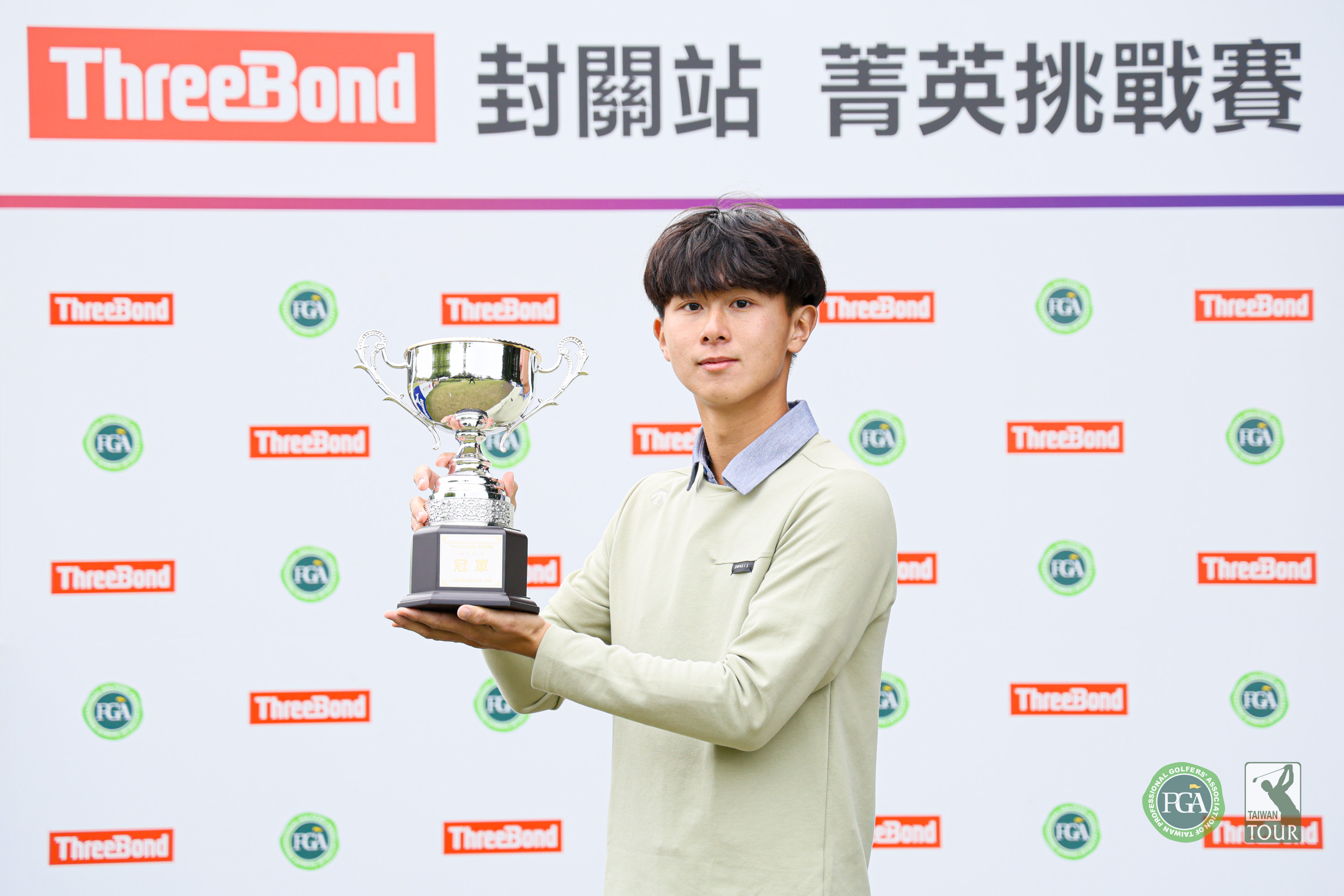 楊孝哲拿下生涯首座冠軍。Tpga/ 林聖凱攝影