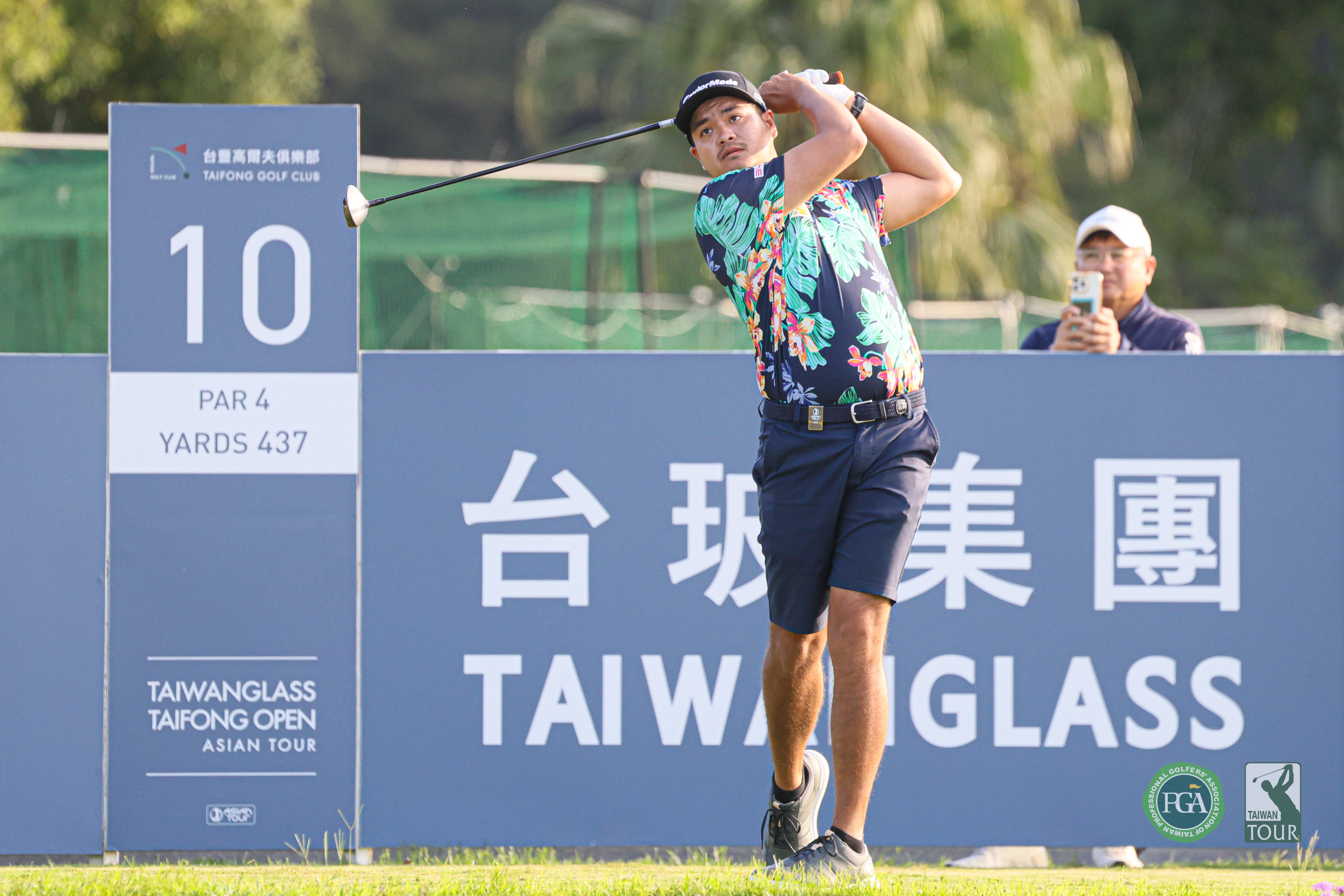 泰國選手艾克帕里特以兩回合總桿136桿-8暫居第三。Tpga/林聖凱攝影