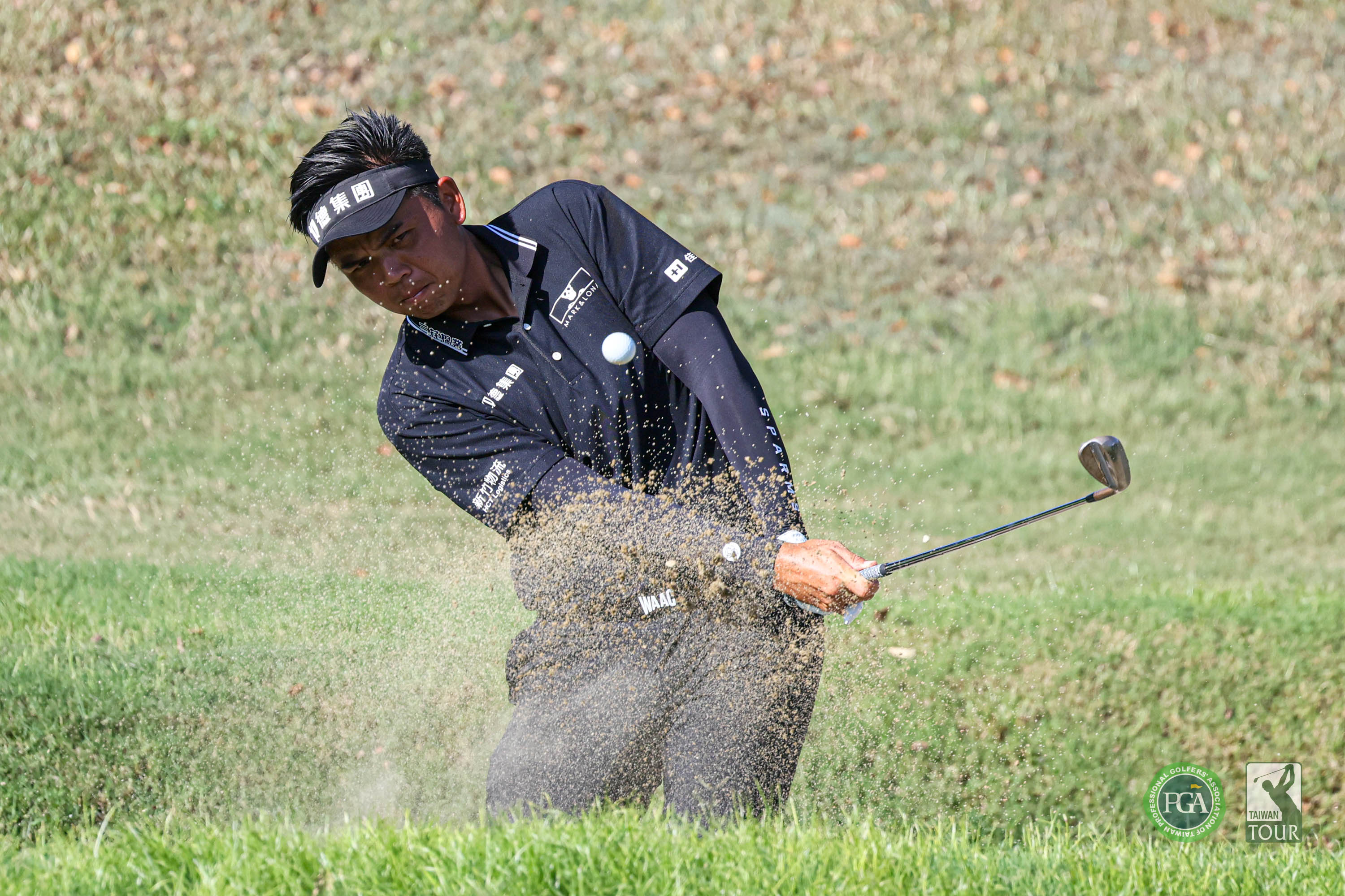 洪健堯以四回合總桿270桿-18以亞軍收場,今年度亞巡排名上升至第57名,保卡機會大增。Tpga/林聖凱攝影