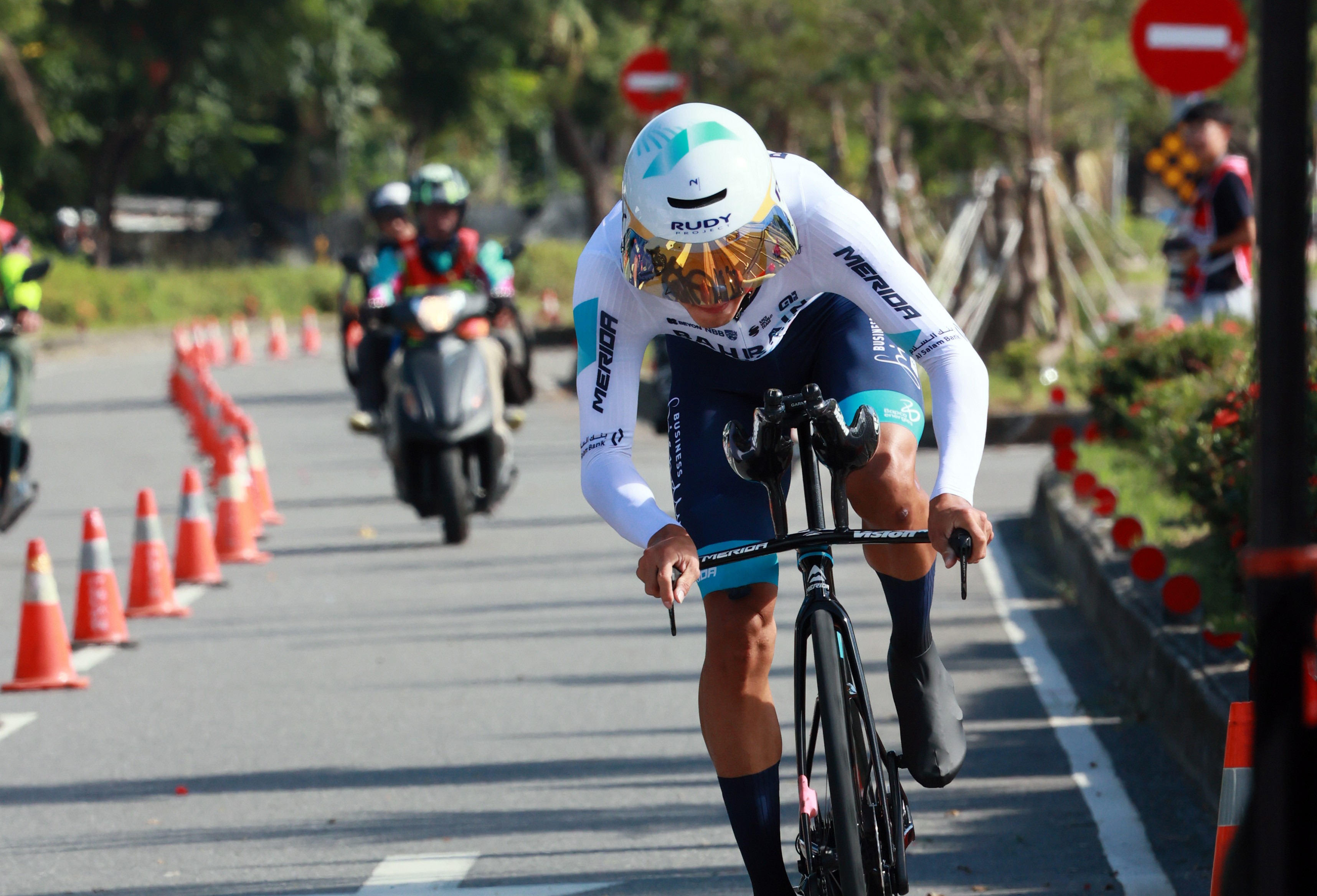 杜志濠飆出台東賽段的最速紀錄。郭運復攝