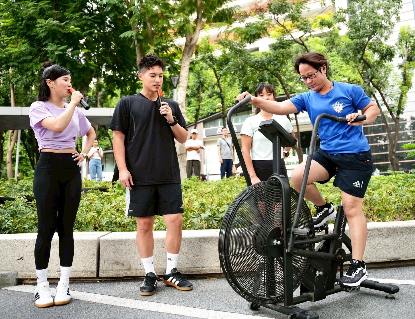 草悟道熱血開練民眾搶先體驗。臺中市政府運動局提供