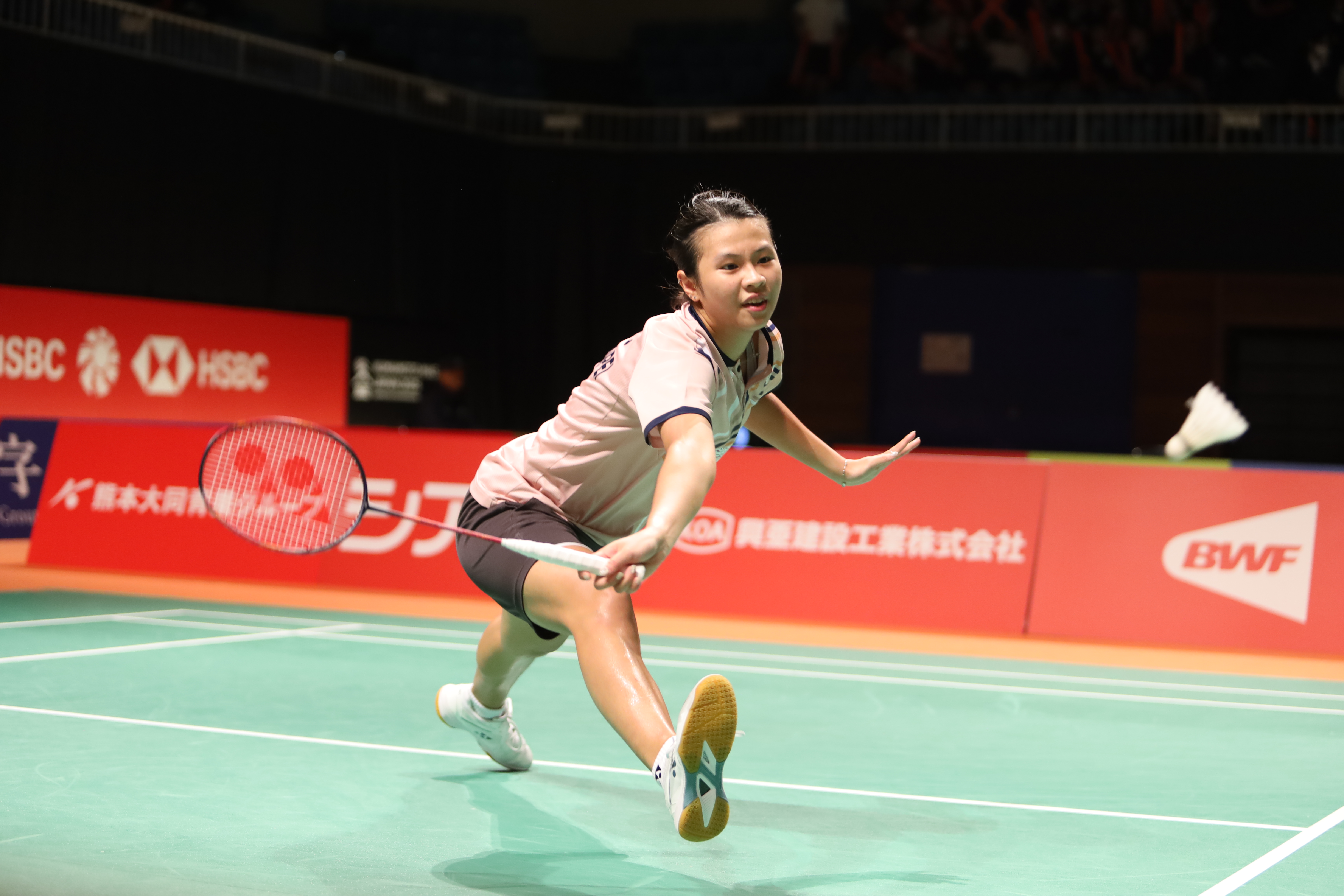 邱品蒨保持連勝晉熊本8強。黃秀仁攝