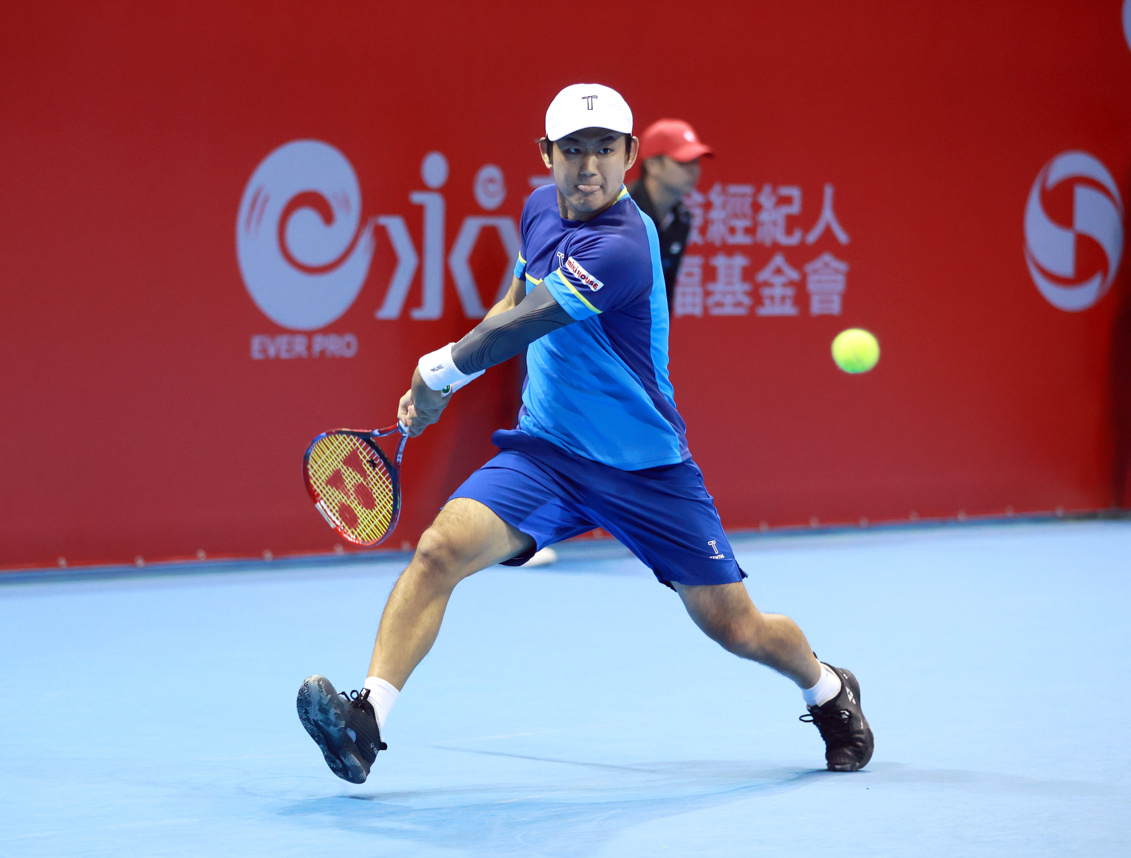 西岡良仁近三站挑戰賽二度打進決賽。海碩運動整合行銷提供