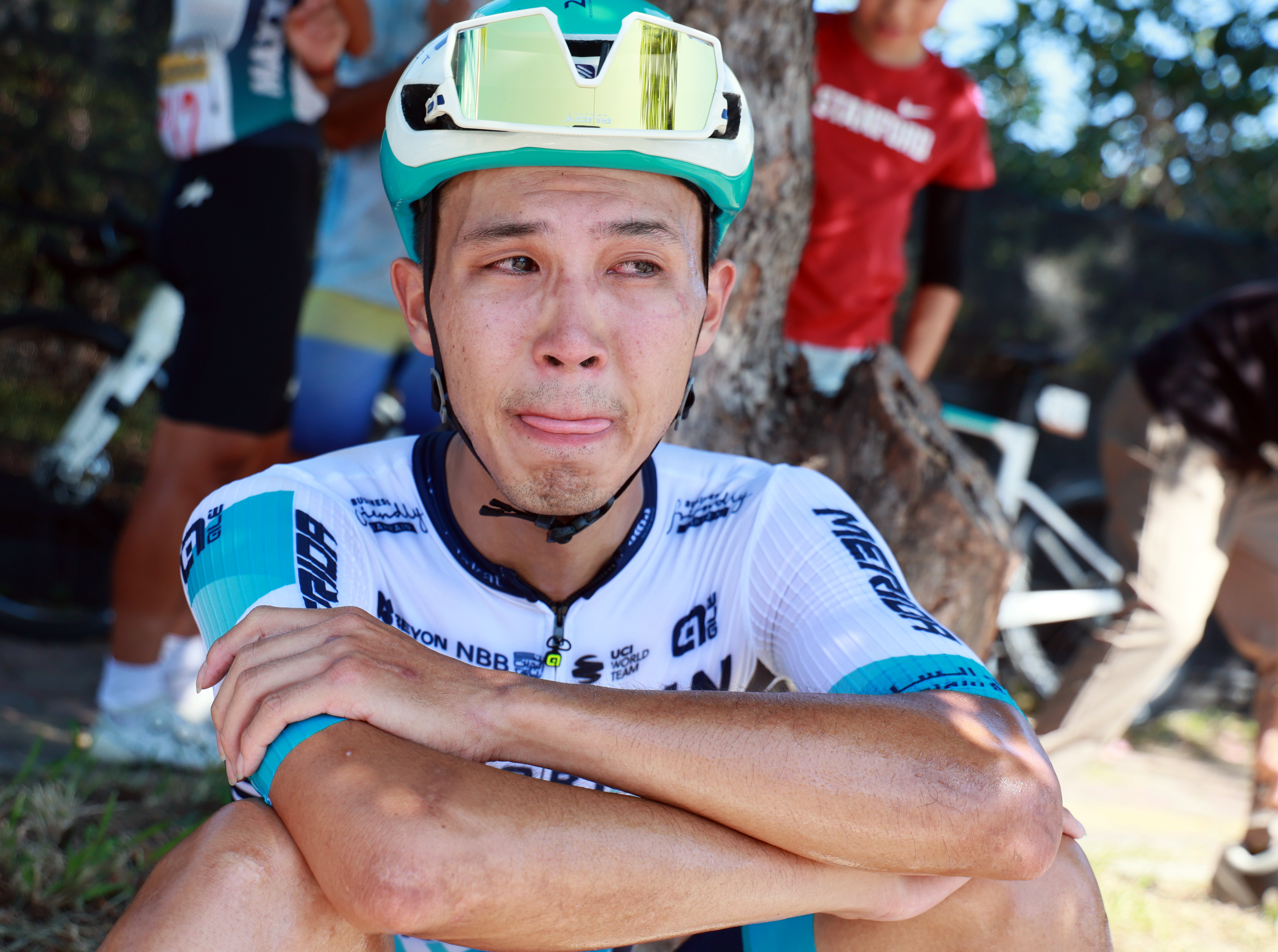 杜志濠在摘下雙金後爆哭。郭運復攝