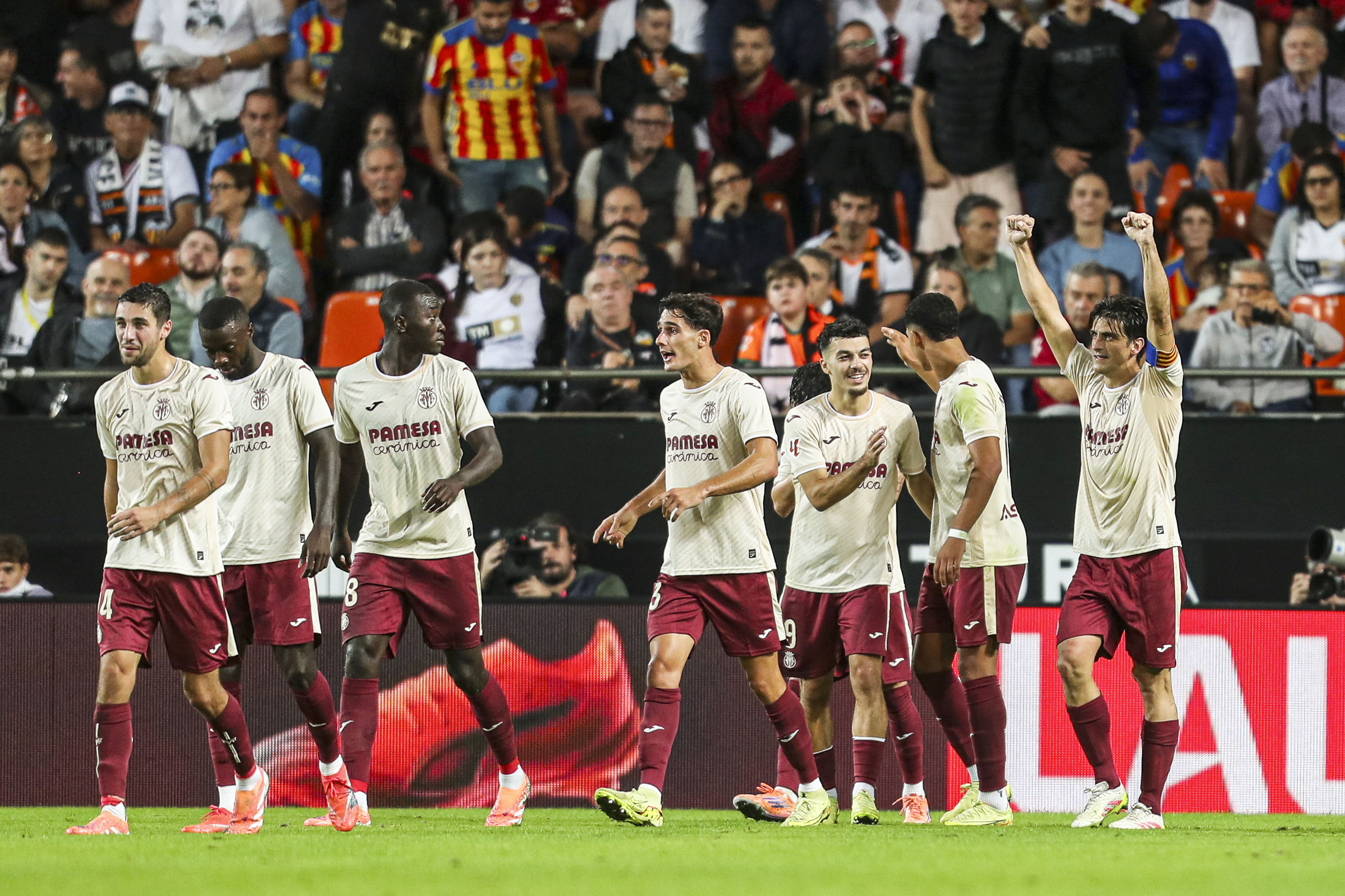 比亞雷亞爾不只狀態好、對賽優勢明顯。法新社