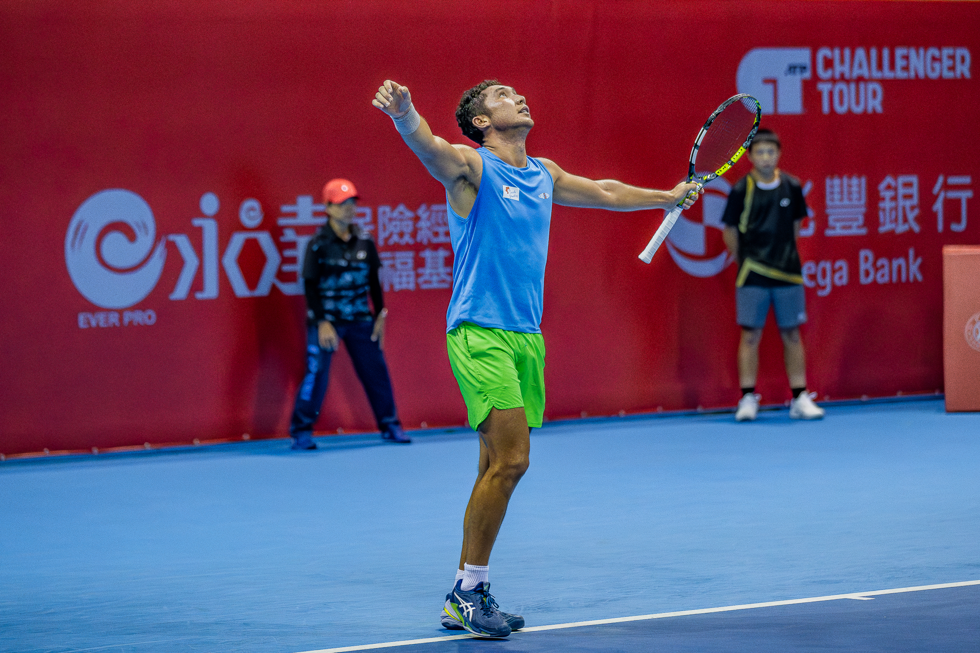 澳洲22歲球員麥凱布(James McCabe)力戰三盤晉4強。海碩整合行銷提供