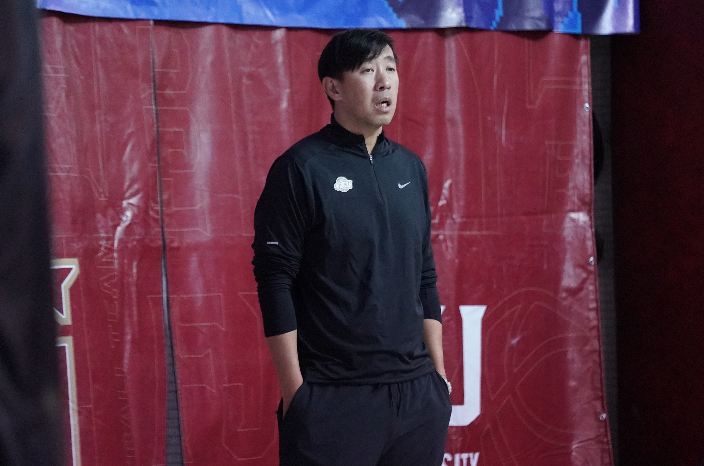 輔仁大學總教練楊哲宜。大專體總提供