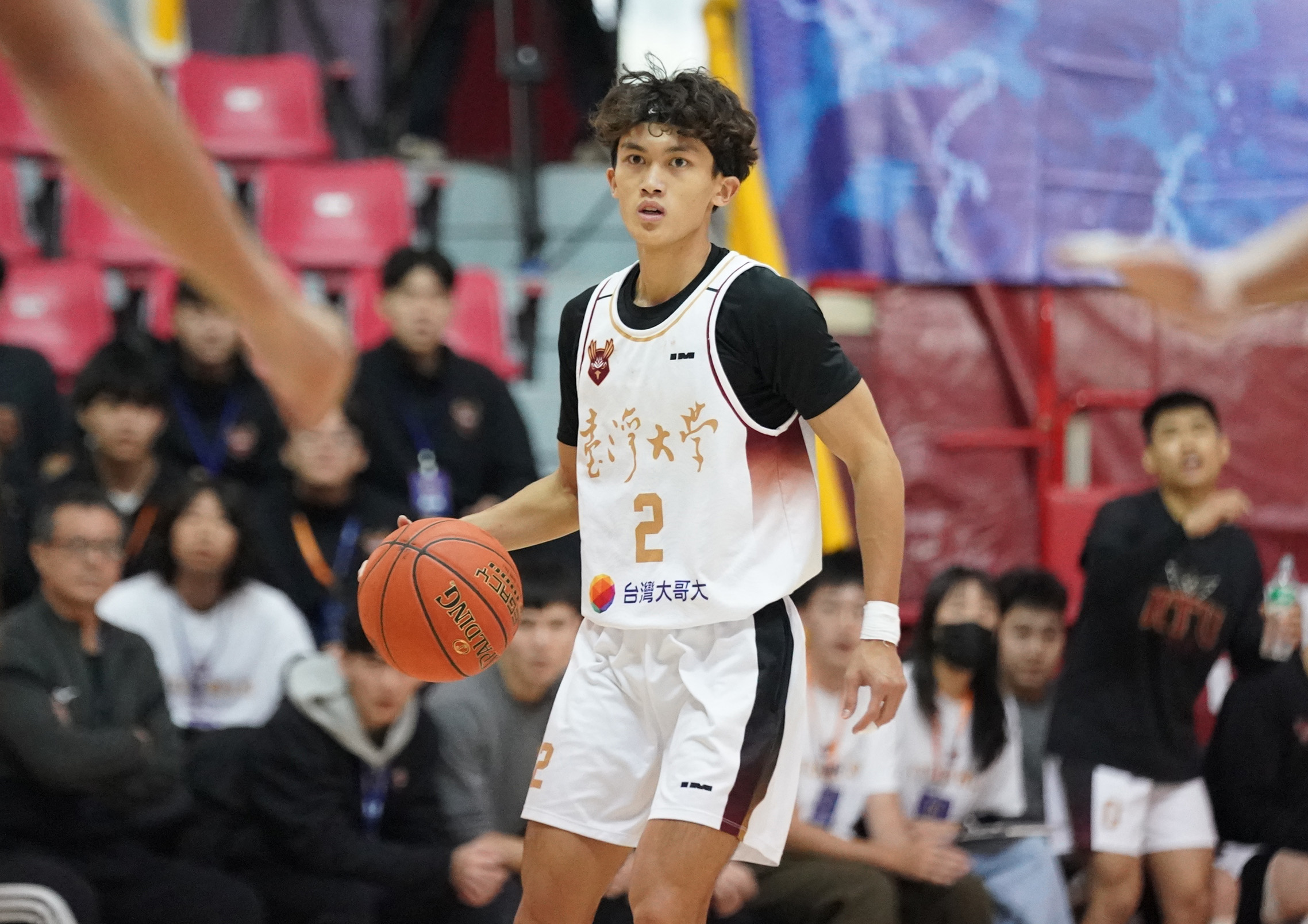 臺灣大學陳柏亦砍下全場最高31分命中四記外線另傳出3次助攻。大專體總提供