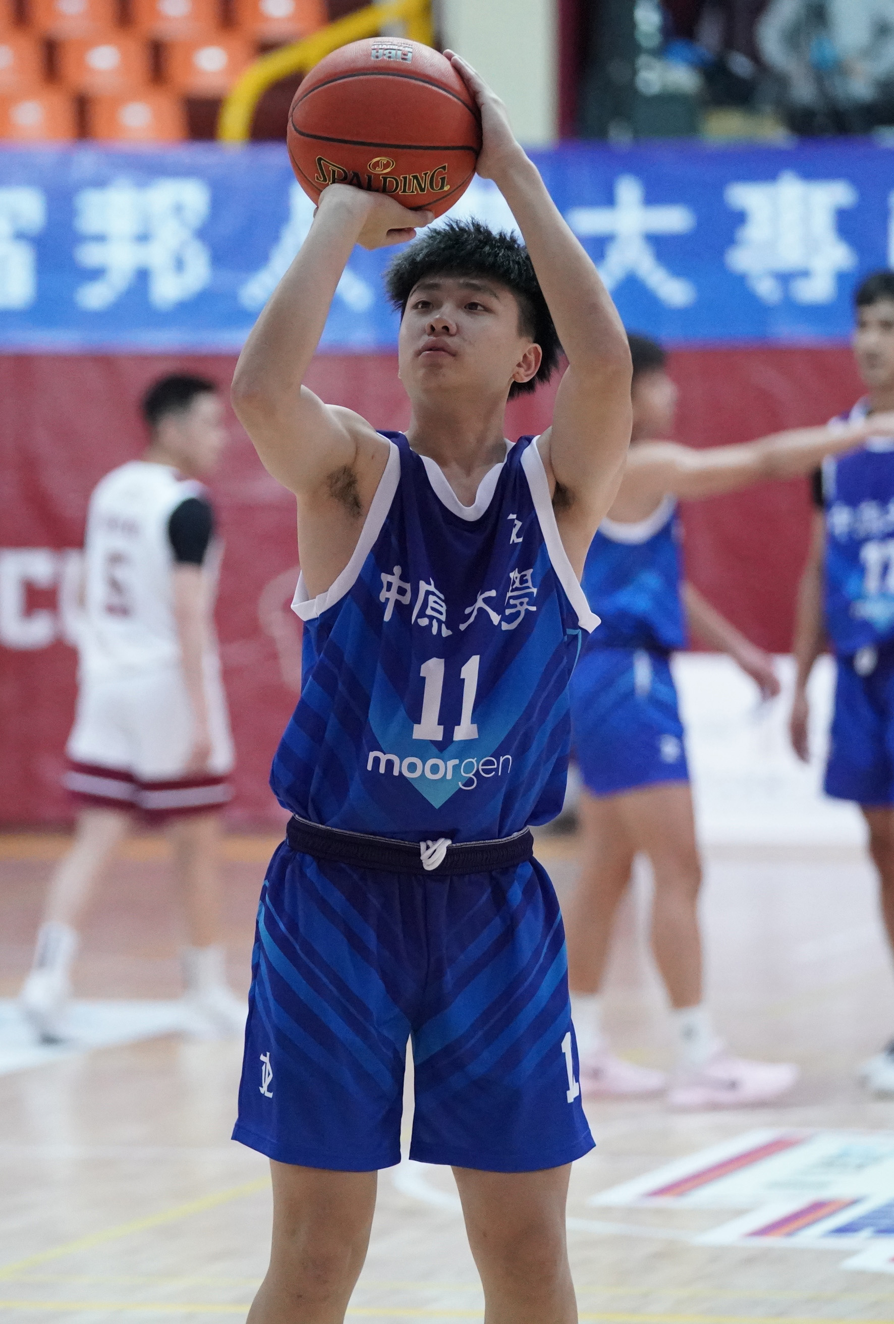 中原大學周秉政攻下全隊最高22分。大專體總提供