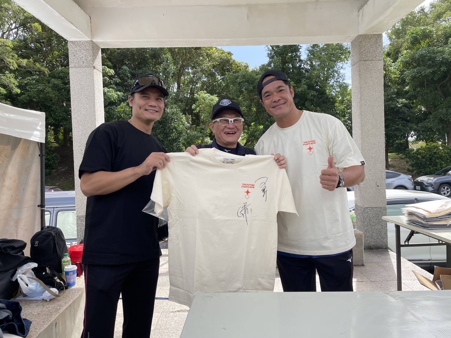 王勝偉、林智勝。記者劉峻誠攝