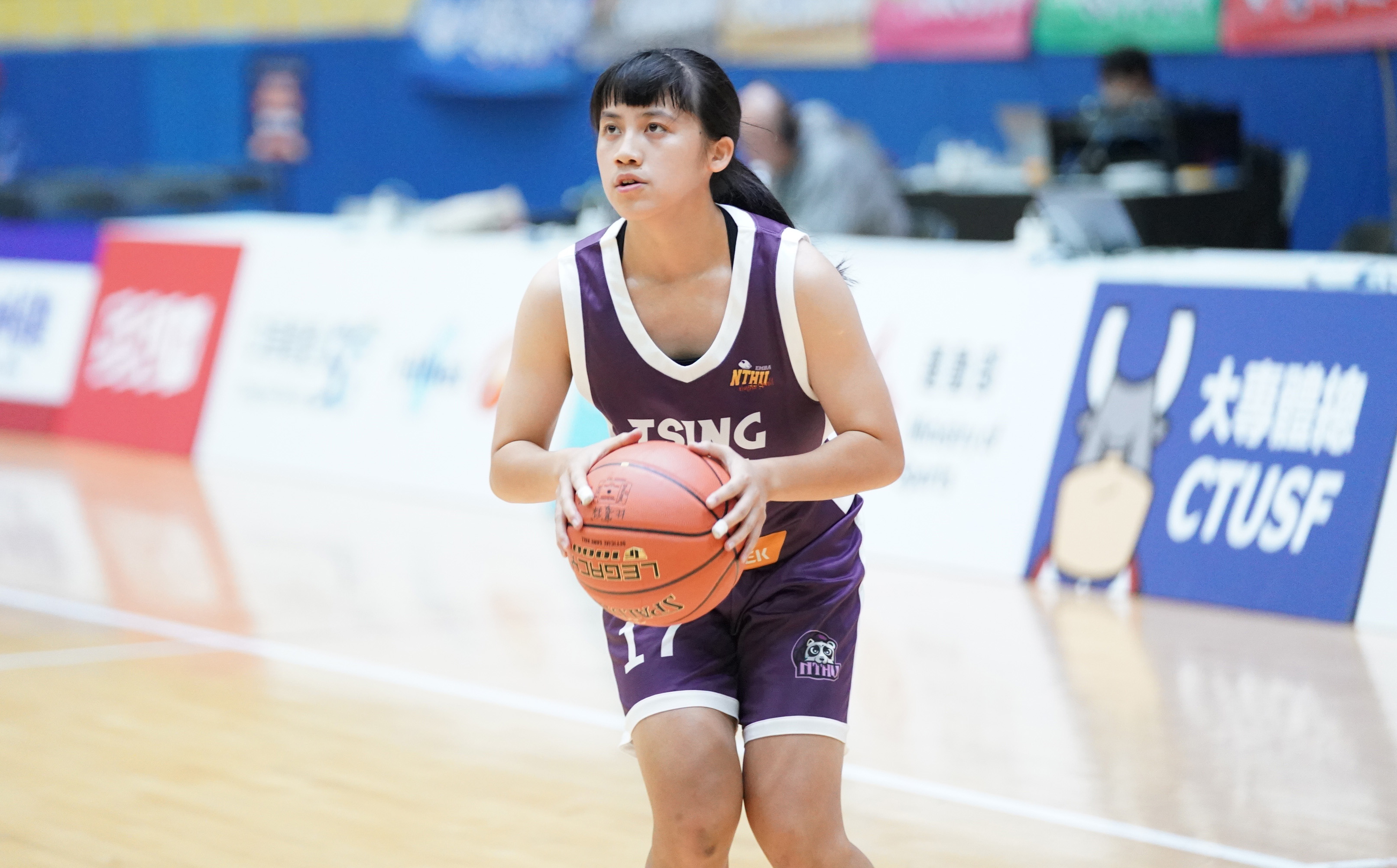 清華大學楊歆穎14分包含三顆外線。大專體總提供