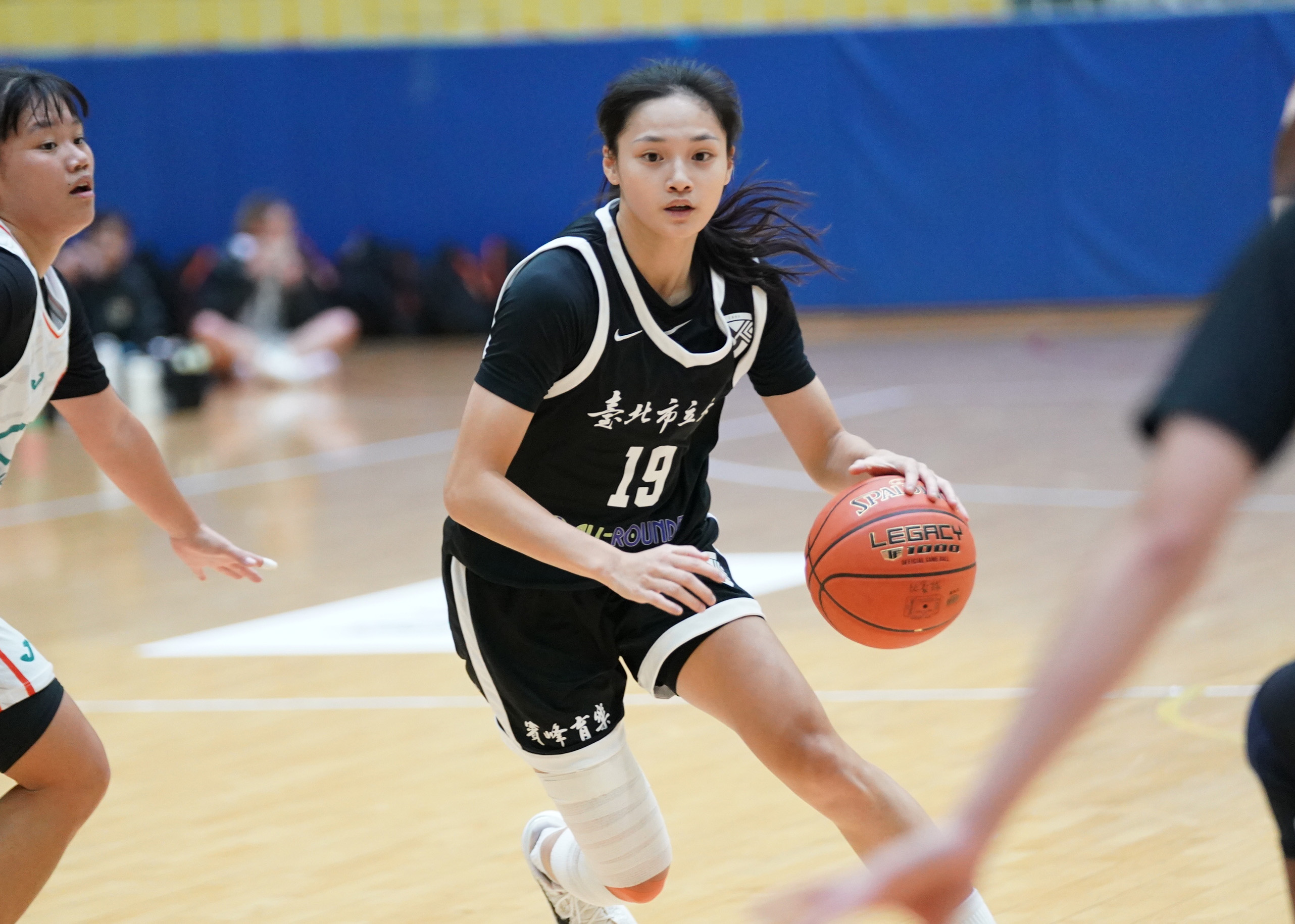 北市大學李貞誼5記外線攻下20分。大專體總提供