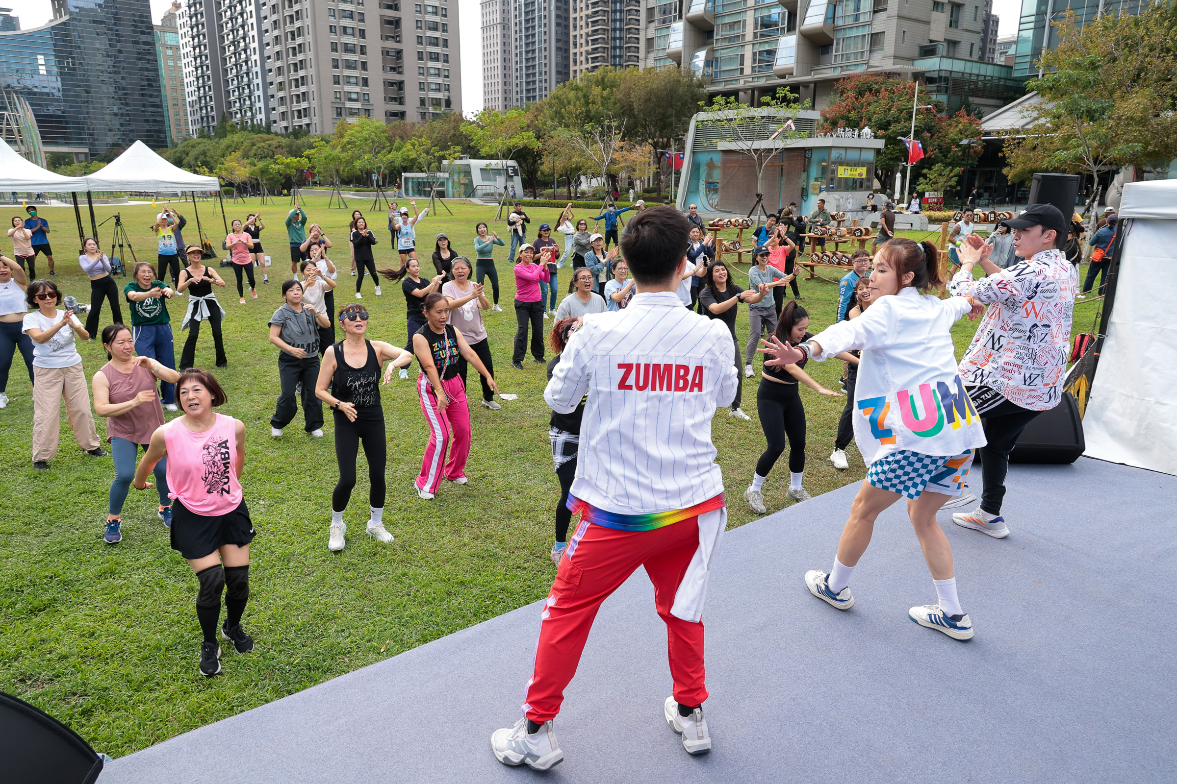全民體驗活動 Zumba有氧舞蹈。大會提供