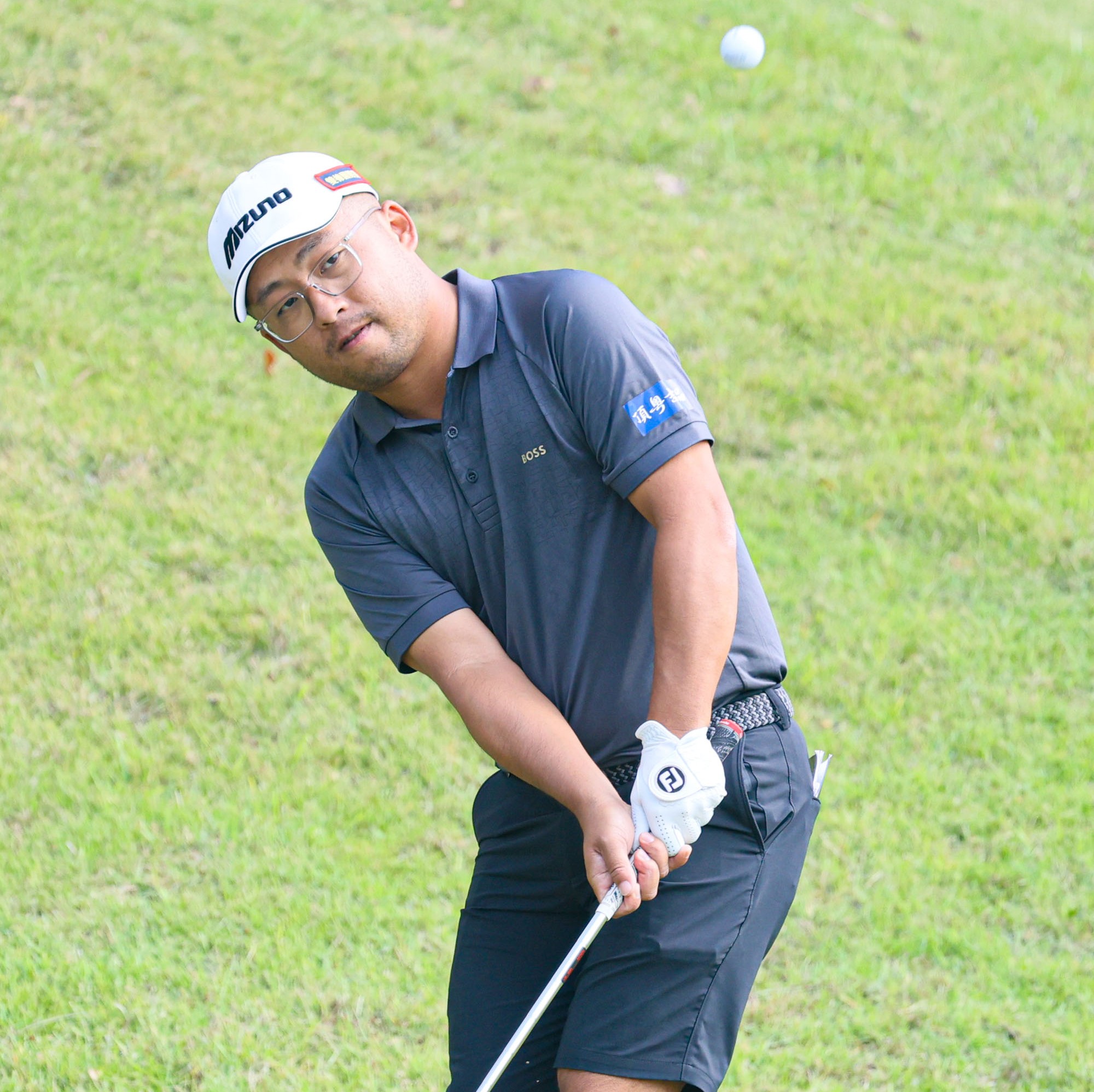 劉嚴鴻以兩回合133桿-11並列季軍。KBS公開賽提供