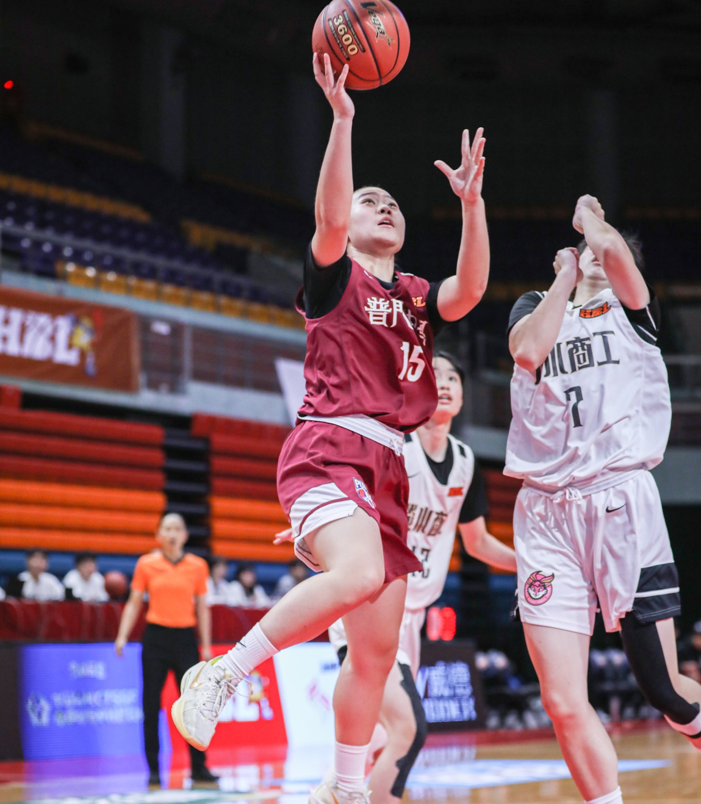 普門傅品璇18分11籃板雙十許。高中體總提供