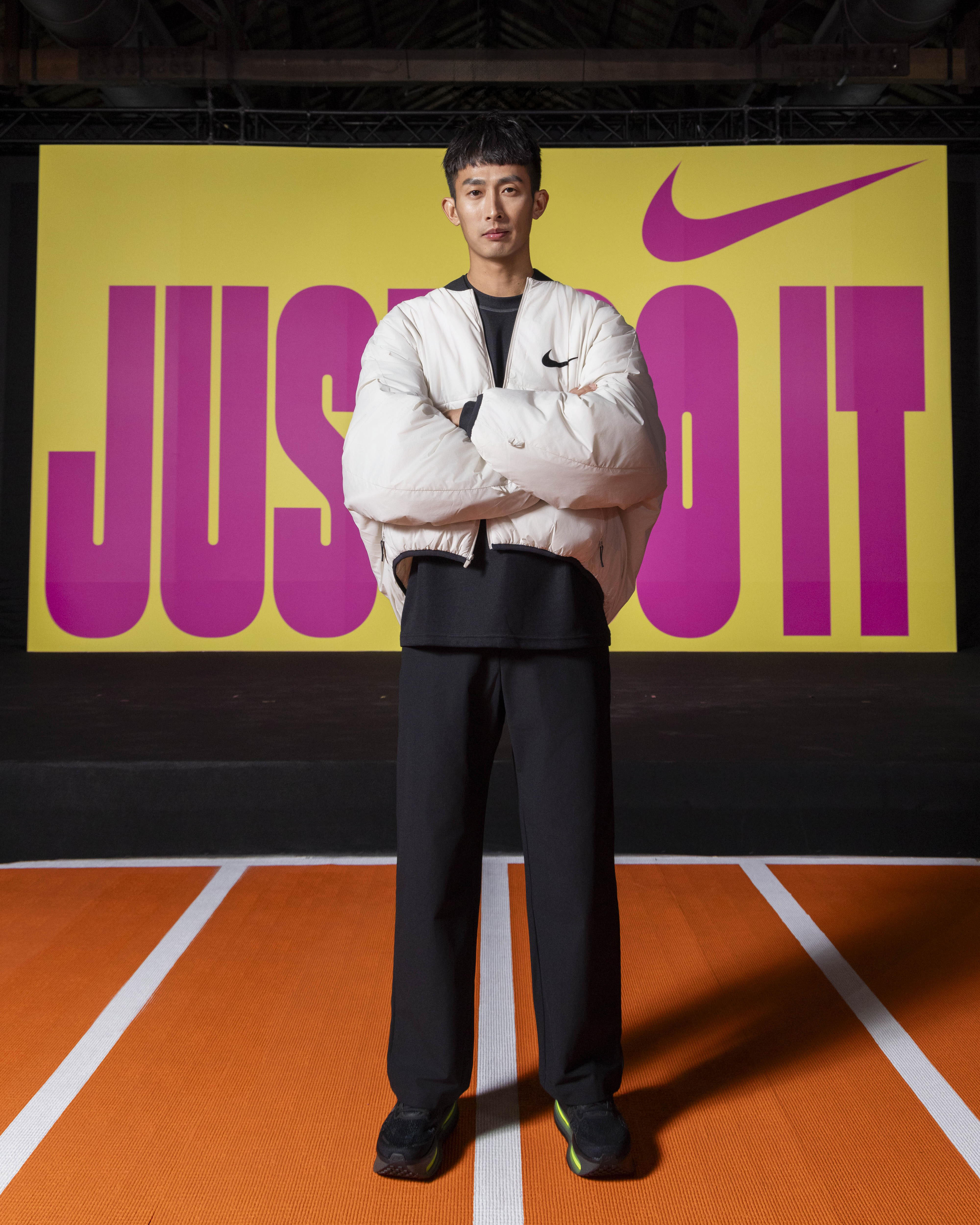 本週末即將在台北挑戰年末馬拉松賽事的Nike 長跑運動員周庭印。Nike提供