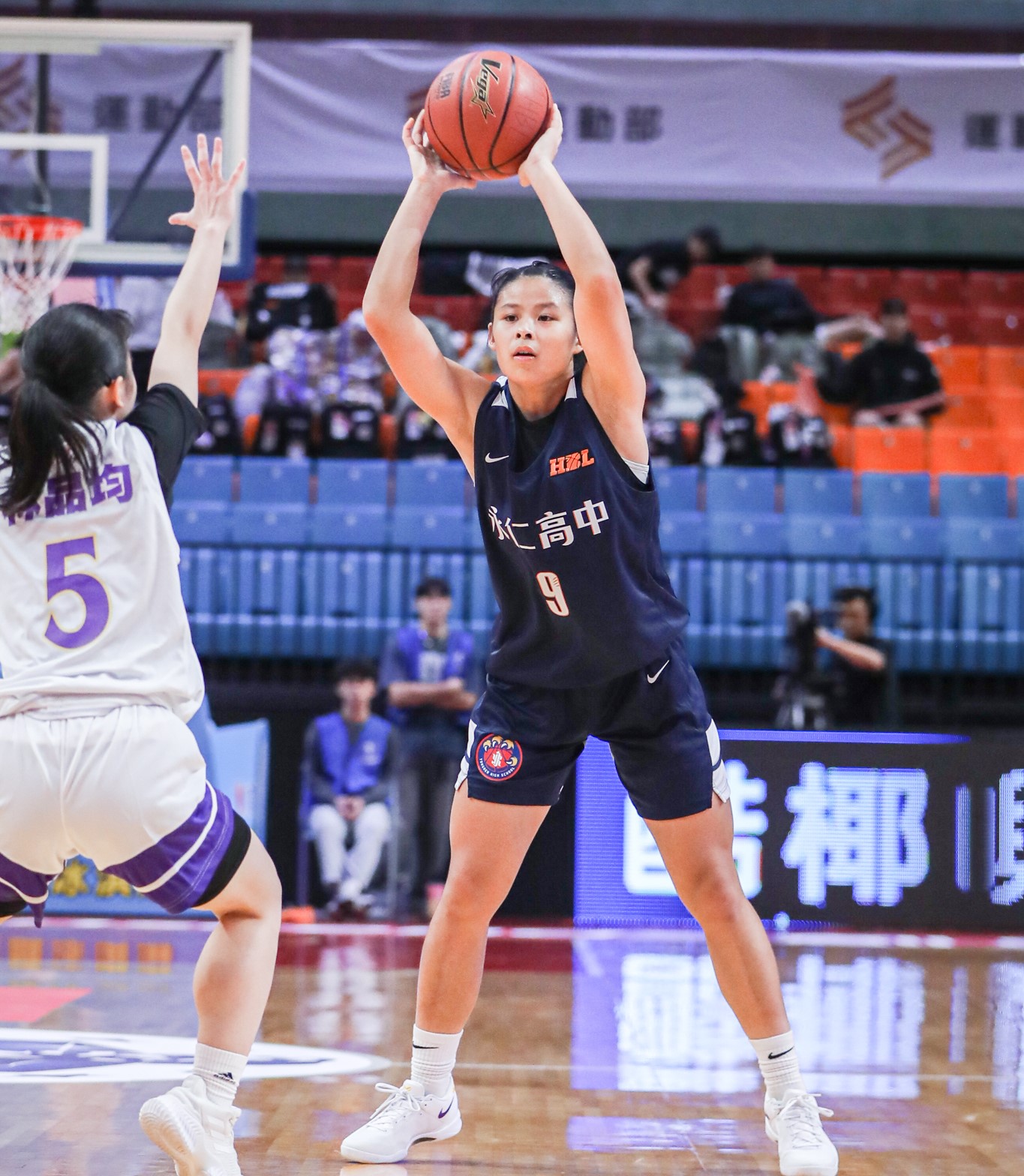 永仁吳宜蓓15分9籃板3助攻4抄截。高中體總提供