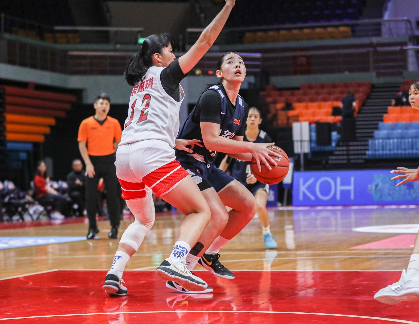 永仁黃翊蓁21分12籃板開季連3場得分破20及雙十。高中體總提供