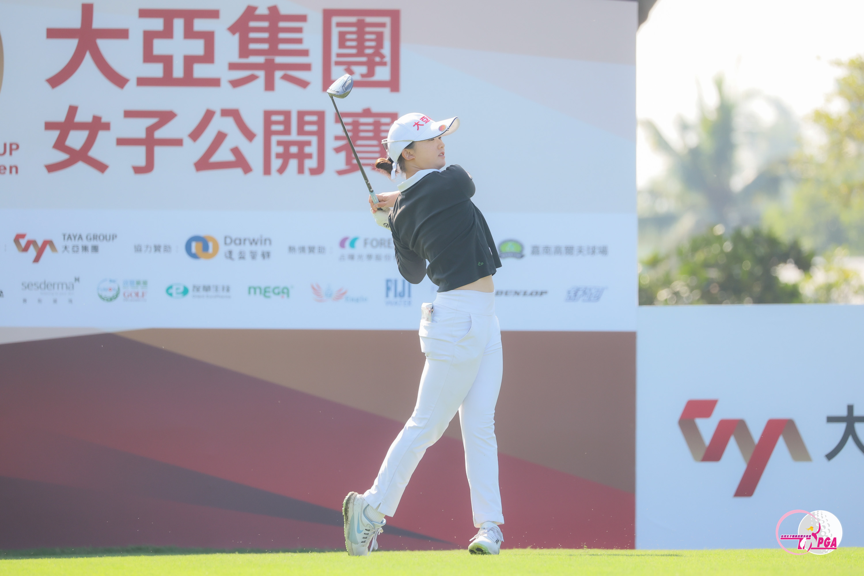 洪玉霖第一回合70桿-2暫並列第六。Tlpga／葉勇宏攝