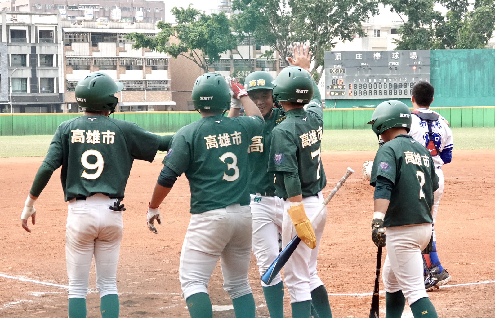 高苑分組第一晉級。學生棒聯提供