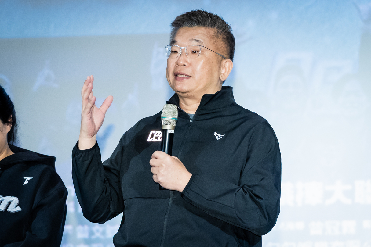 中華職棒會長蔡其昌。牽猴子提供