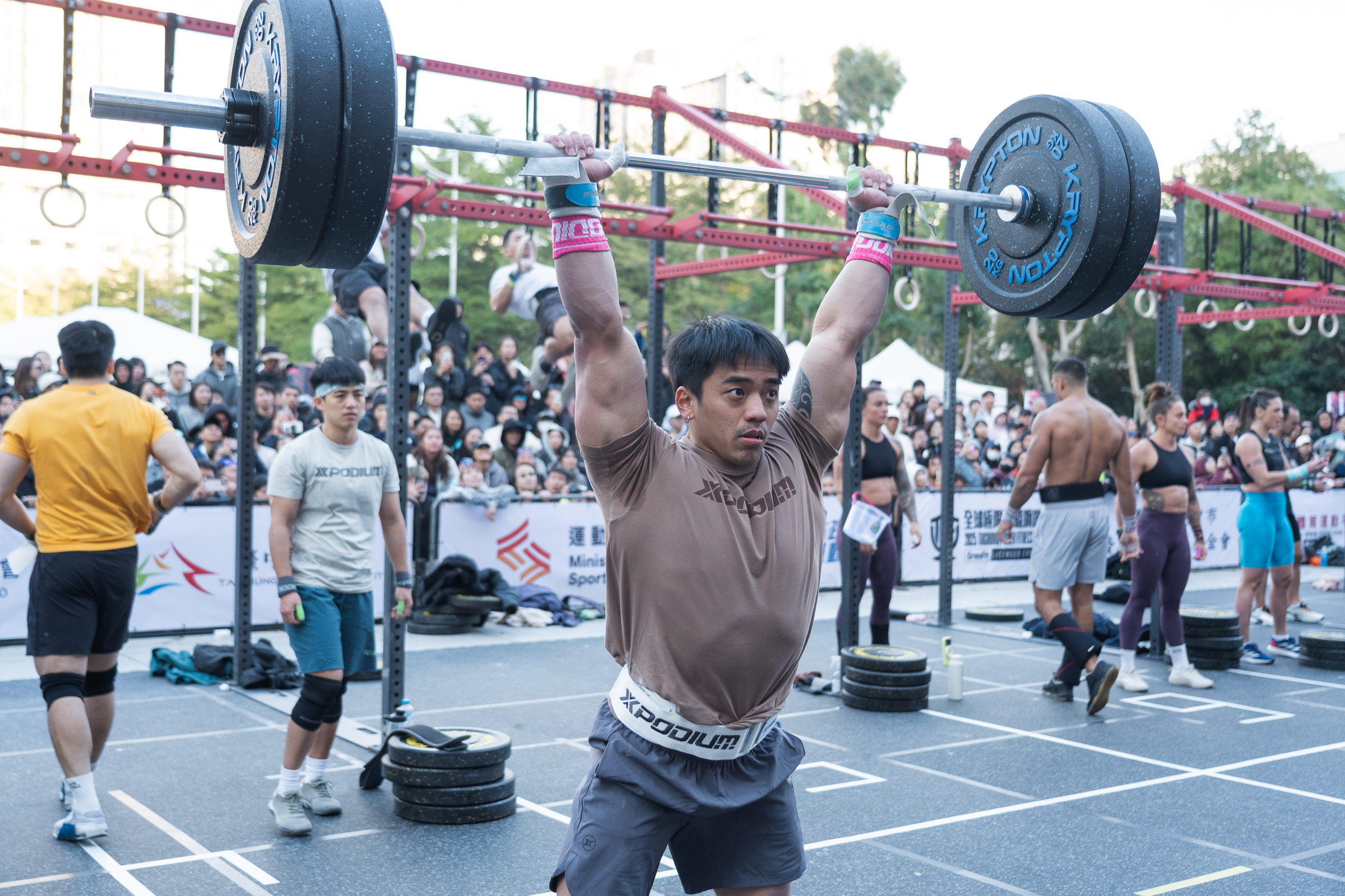 臺灣Crossfit男子組第一名朱宇森。大會提供