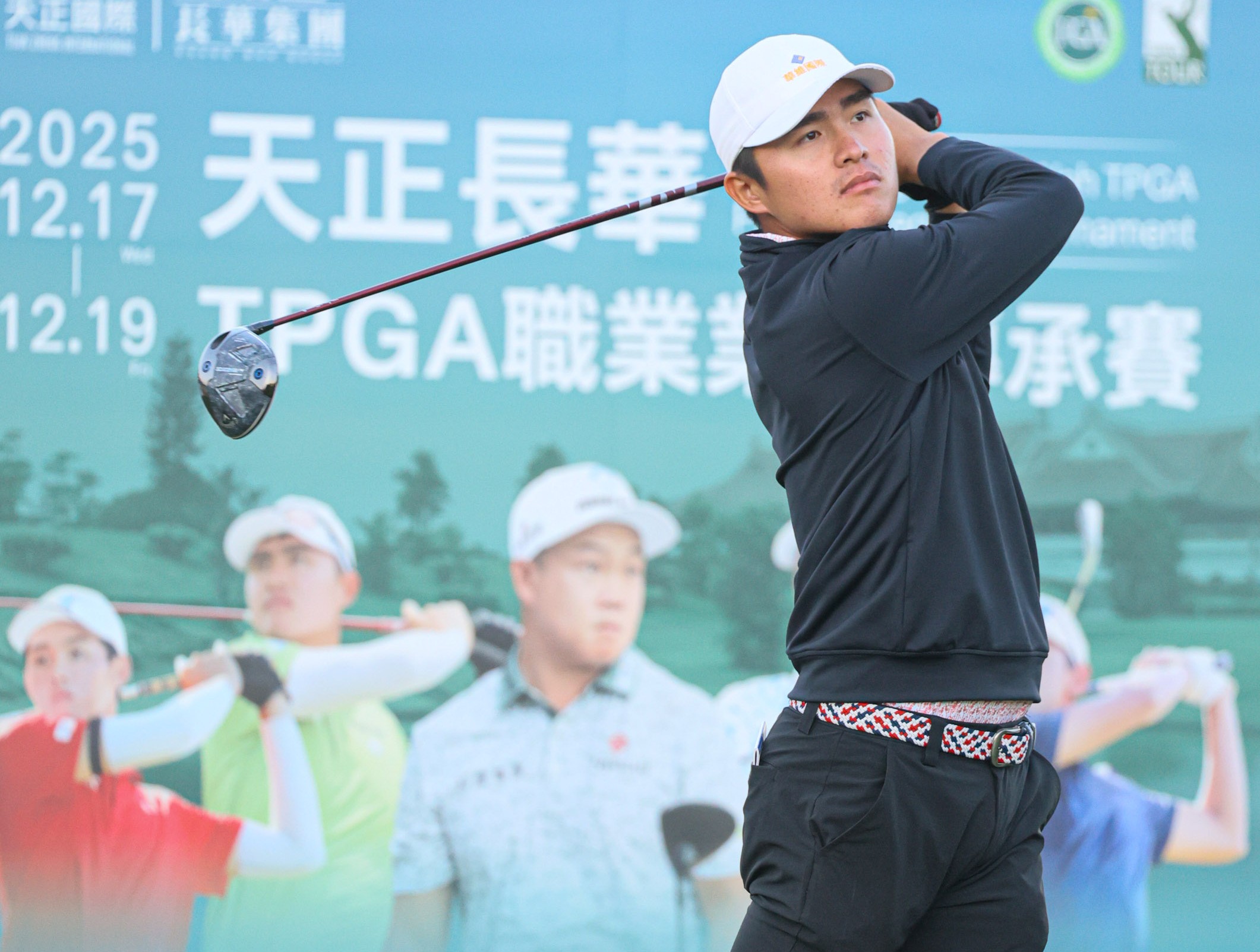 蘇晉弘以兩回合133桿-11暫列第三。Tpga/林聖凱攝影