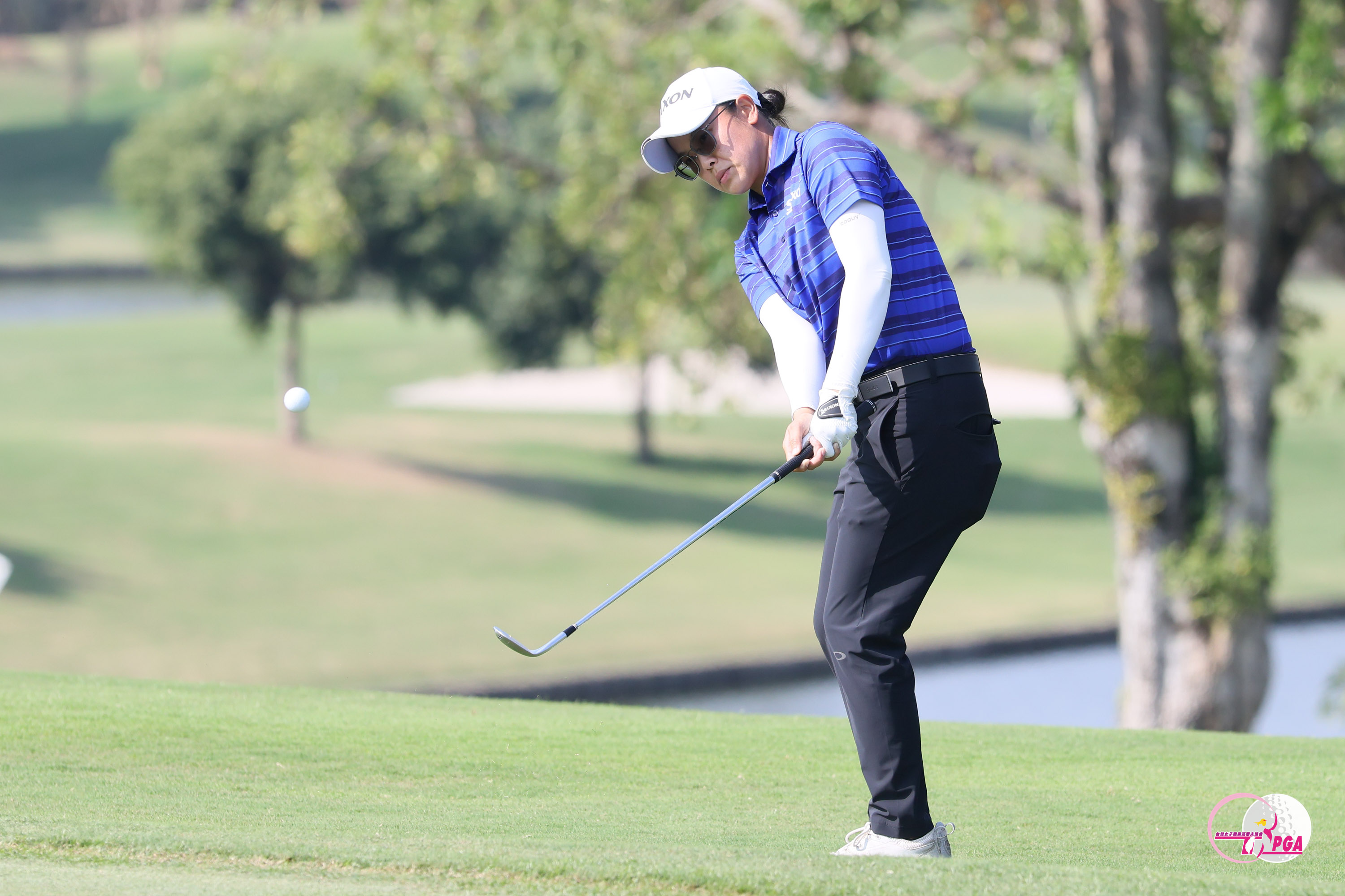 陳伶潔以三回合總桿208桿-8獲得並列第三名。Tlpga/葉勇宏攝