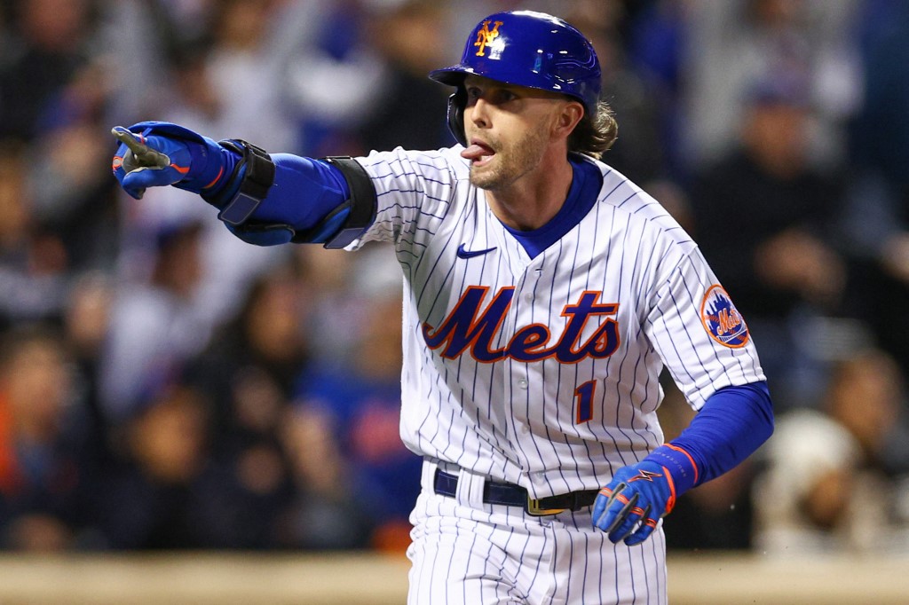 紐約大都會昨將麥尼爾（Jeff McNeil）打包送往運動家。法新社
