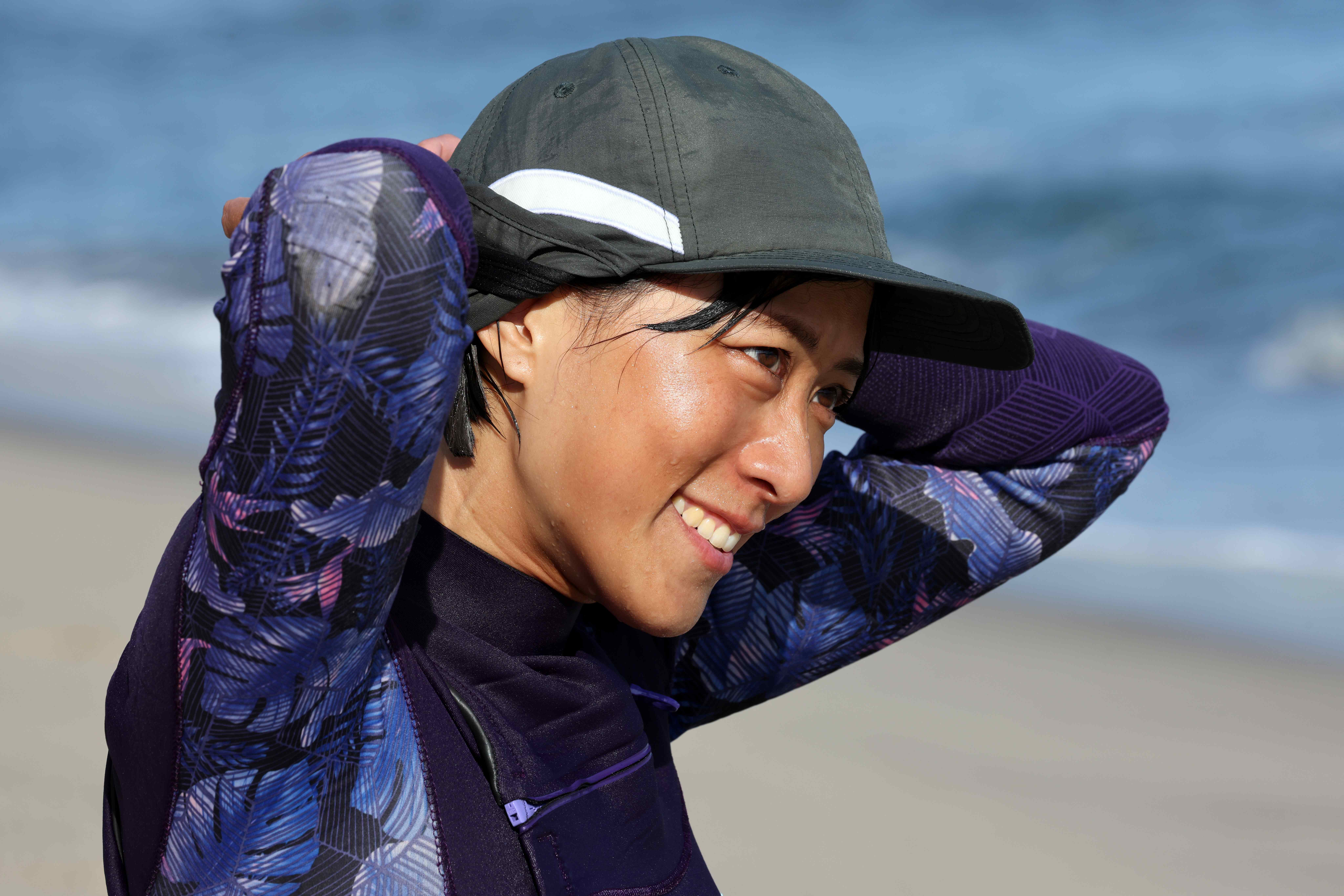  接觸戶外運動，阿彪永保開朗樂觀。特約記者 郭運復攝